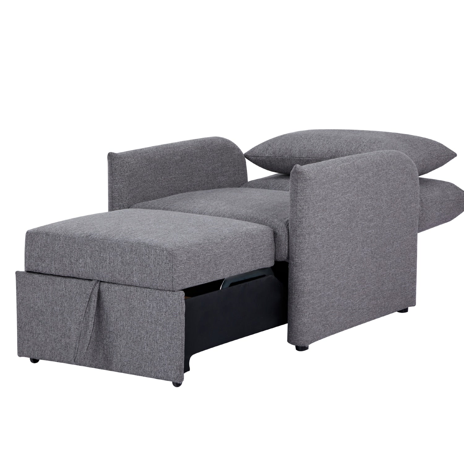 Sofá Cama Twin Duncan Lino Gris