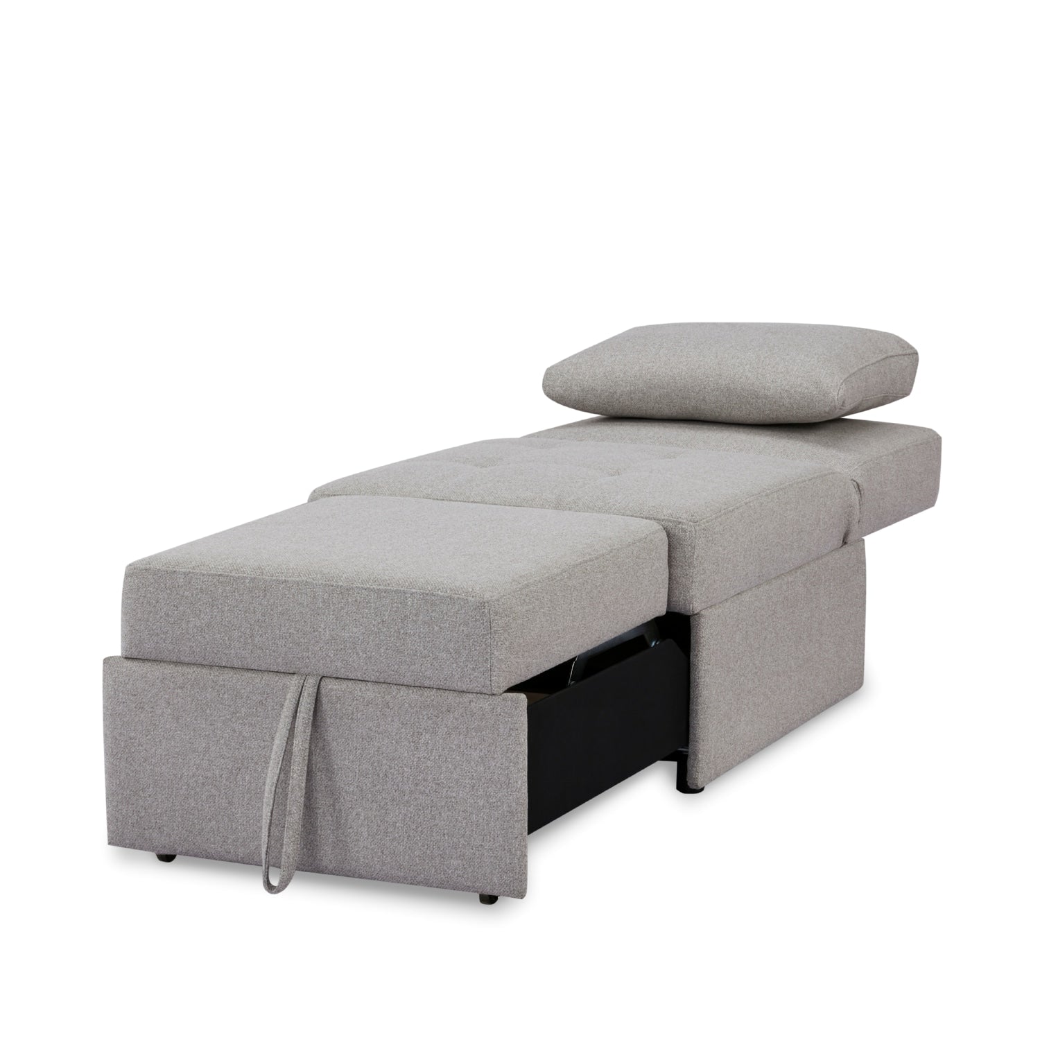 Sofá Cama Twin Portela Lino Taupe