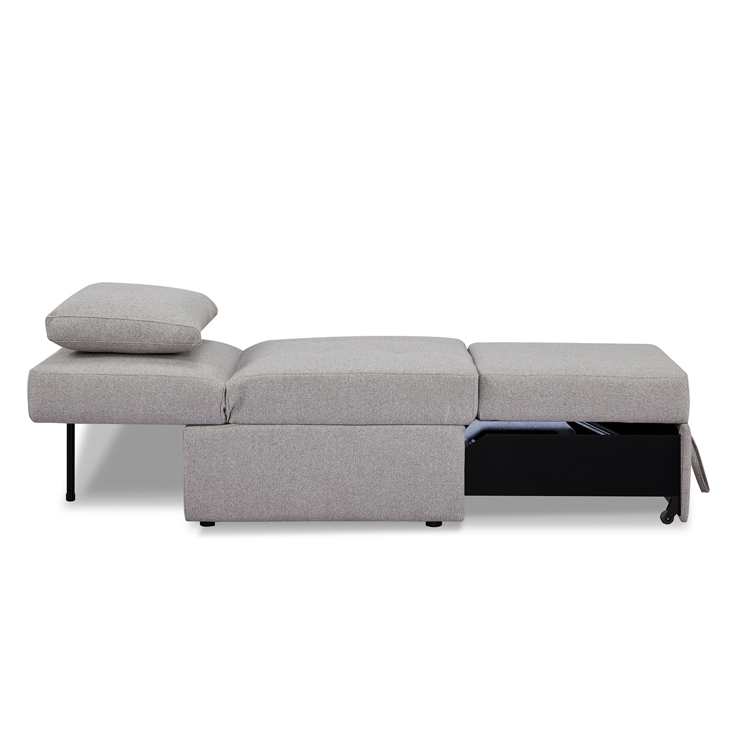 Sofá Cama Twin Portela Lino Taupe