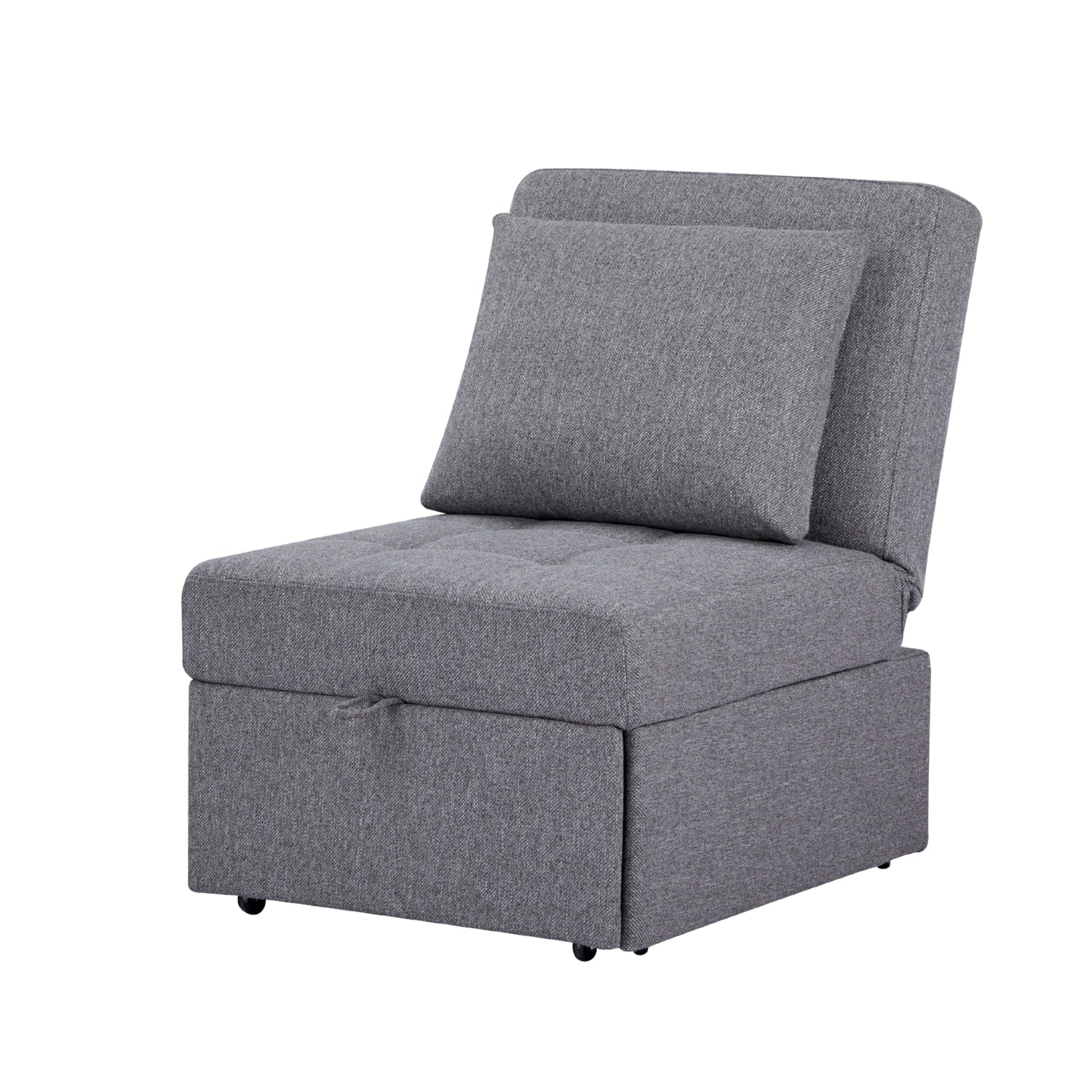 Sofá Cama Twin Portela Lino Gris