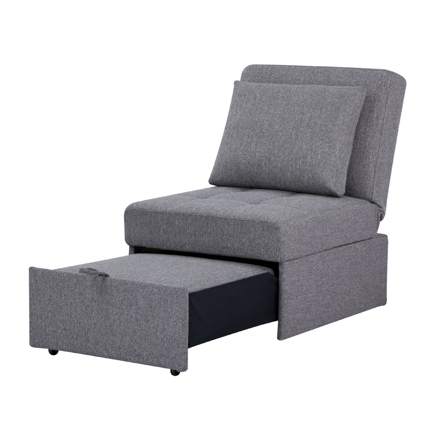 Sofá Cama Twin Portela Lino Gris