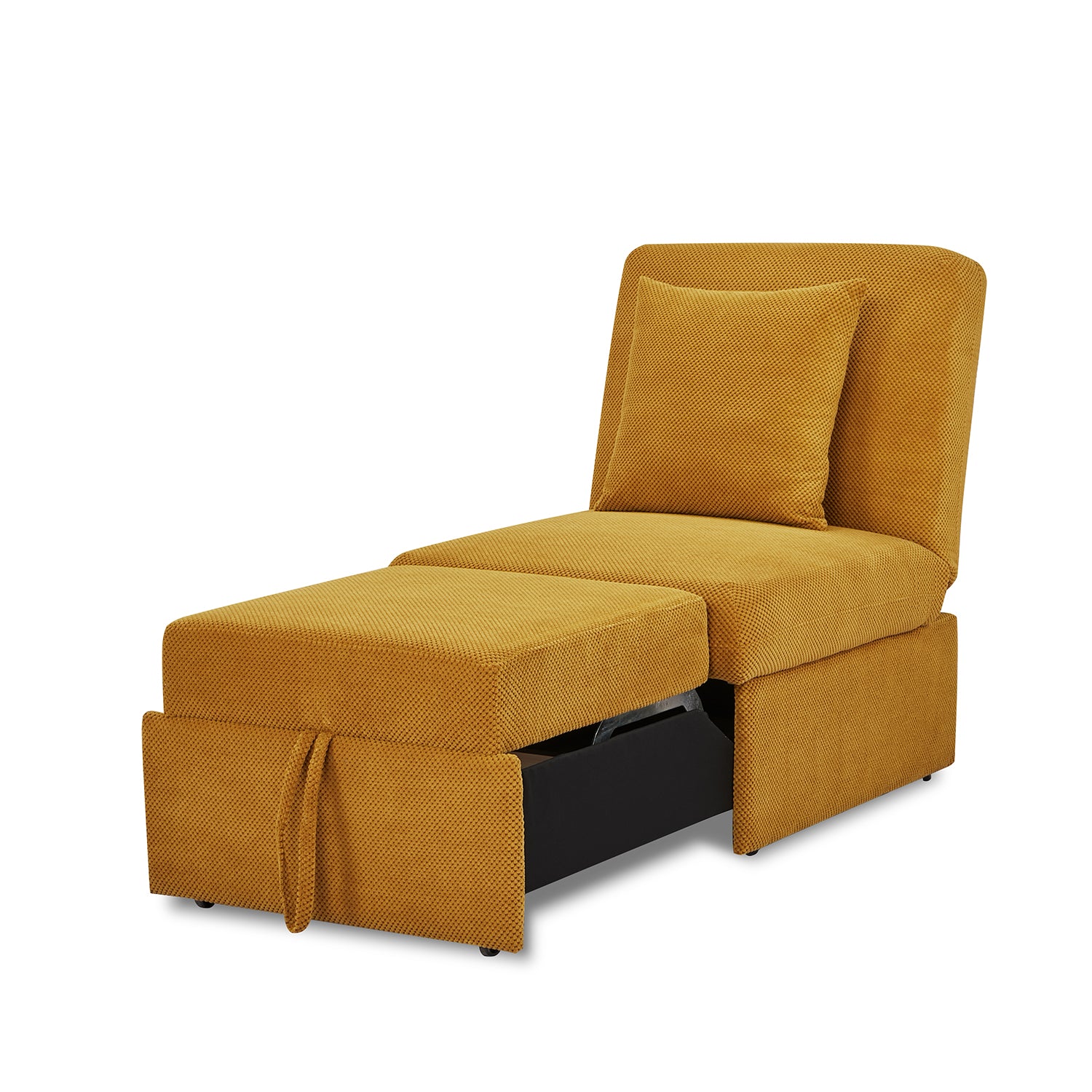 Sofá Cama Twin Pier Lino Amarillo