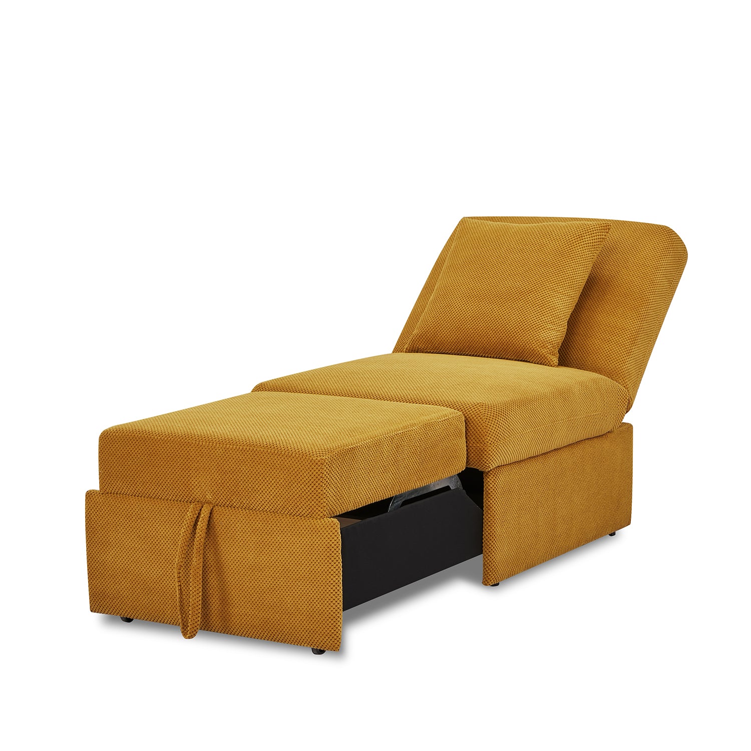 Sofá Cama Twin Pier Lino Amarillo