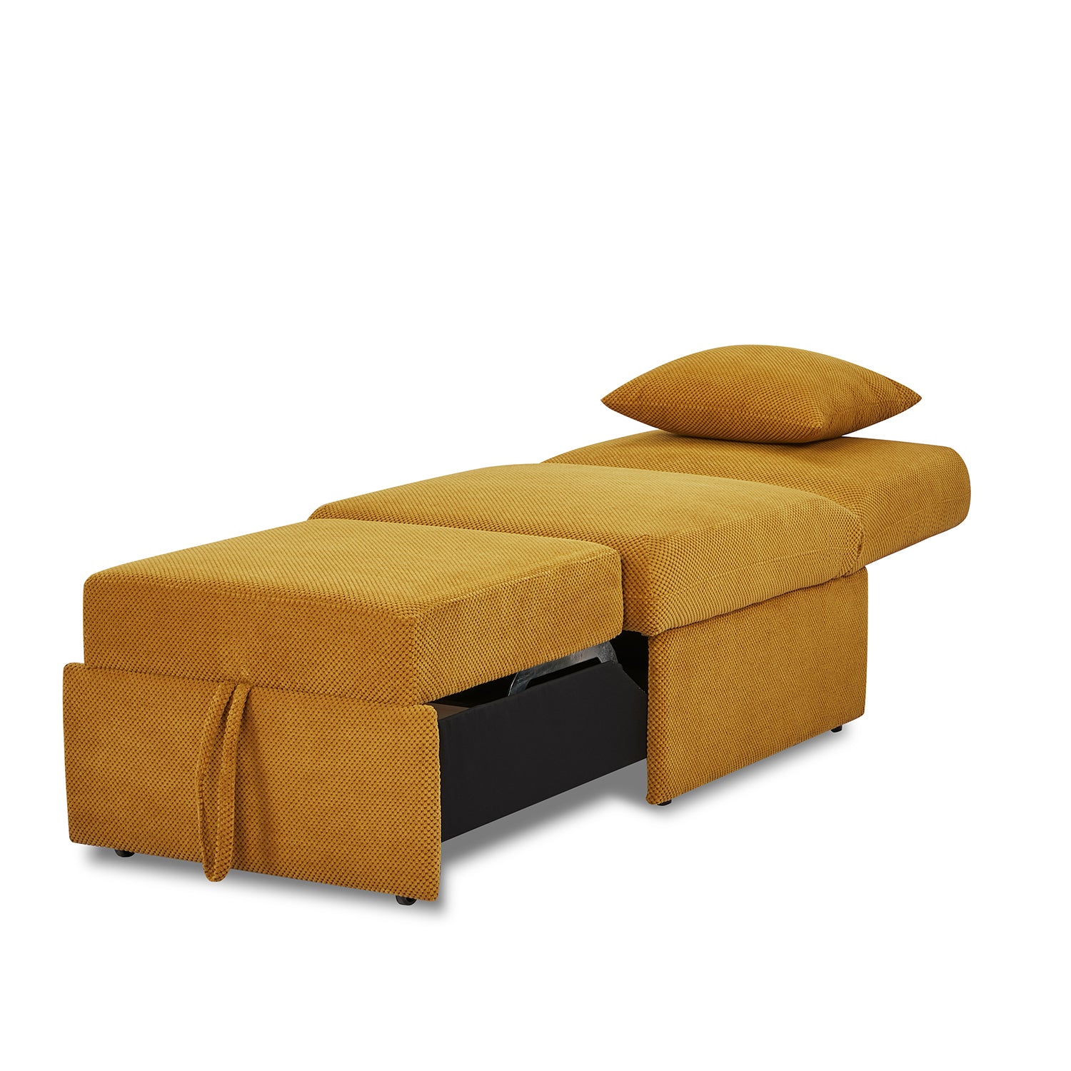 Sofá Cama Twin Pier Lino Amarillo