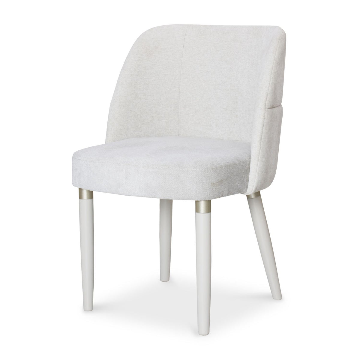 Comedor 4 Puestos Nicole Lino Touch Almendra, Impetu Beige, Off White