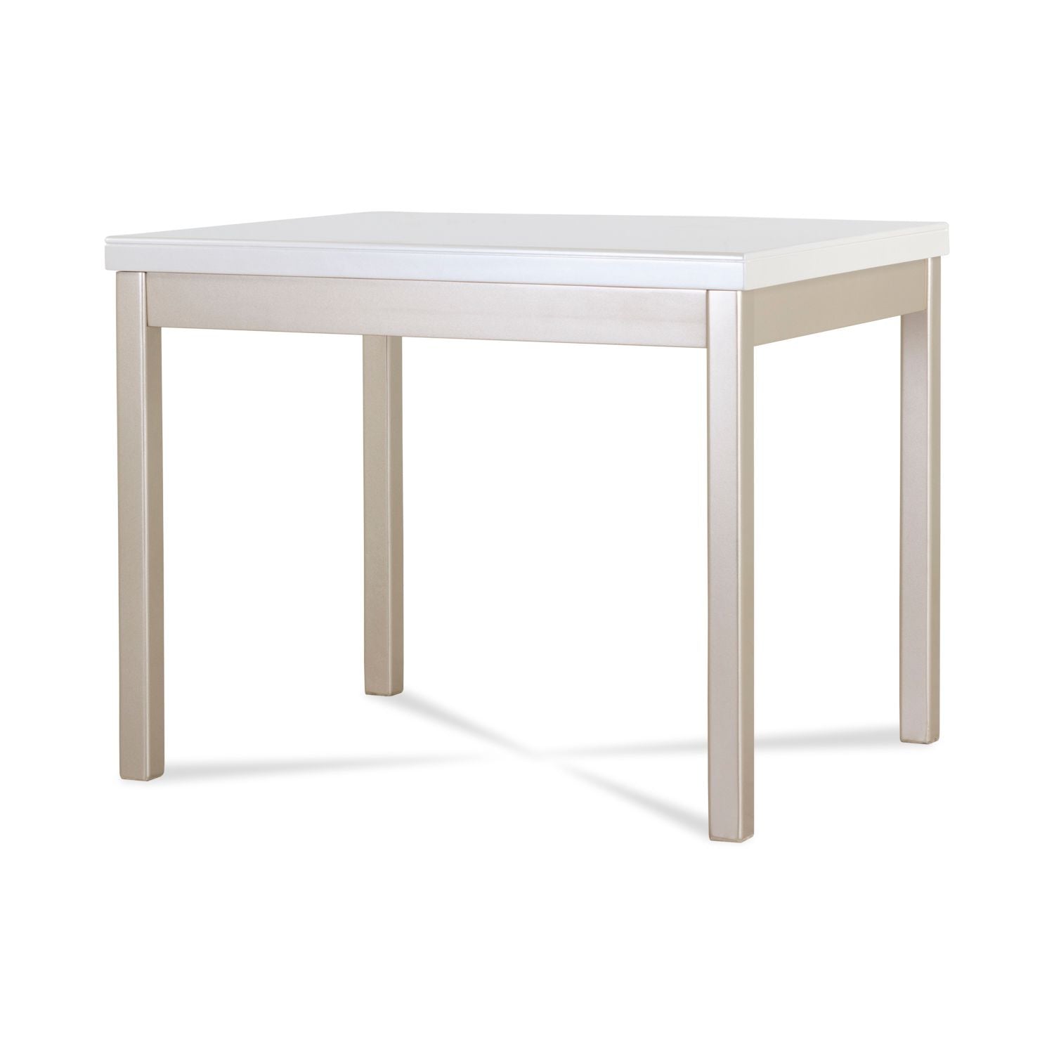 Comedor 4 Puestos Walcot Velvet Suprema Sand, Champaña 4 Sillas