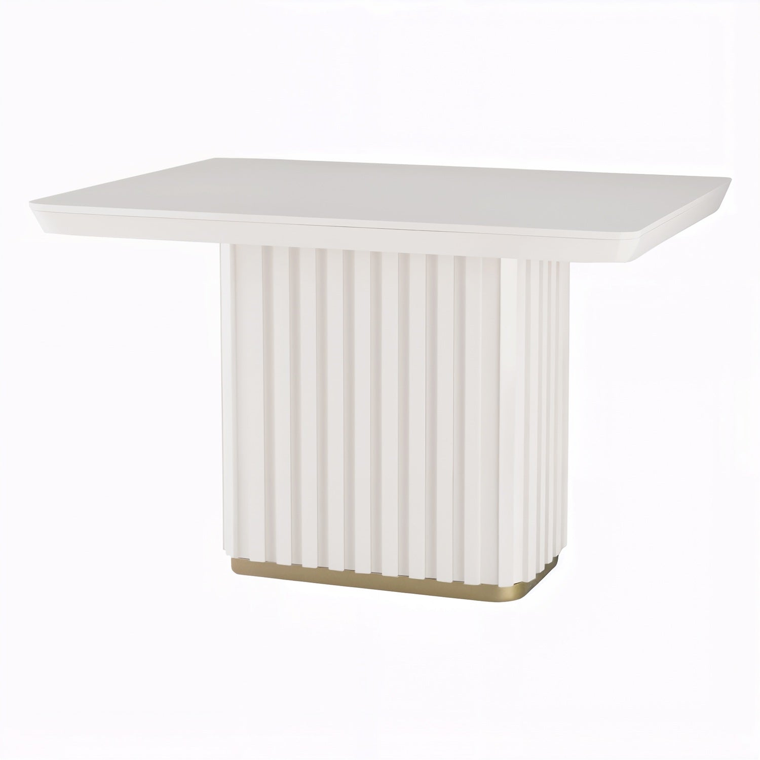 Mesa Comedor 4 Puestos Nicole Off White, Champaña