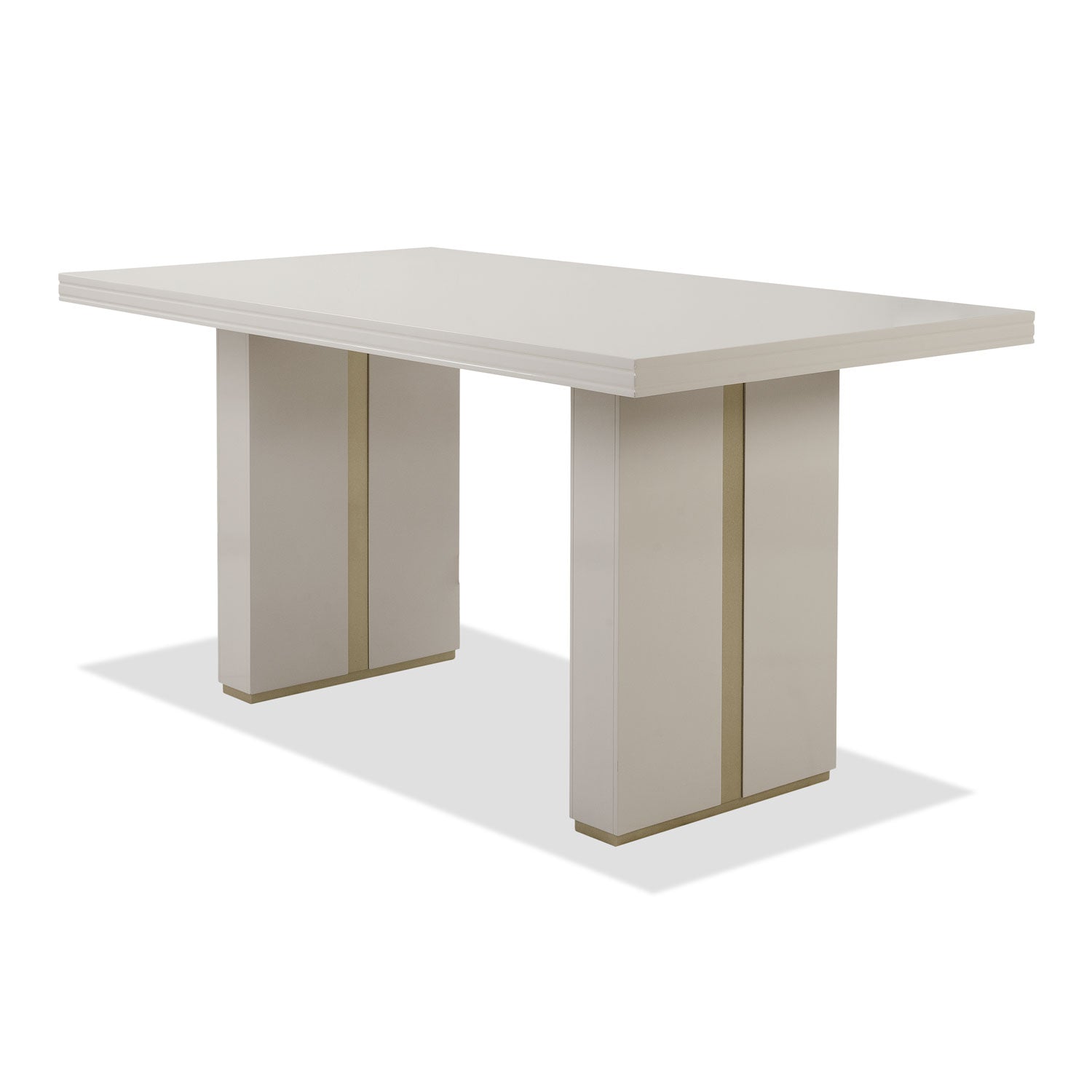 Comedor 6 Puestos Marcus Velvet Siena Avellana, Champaña