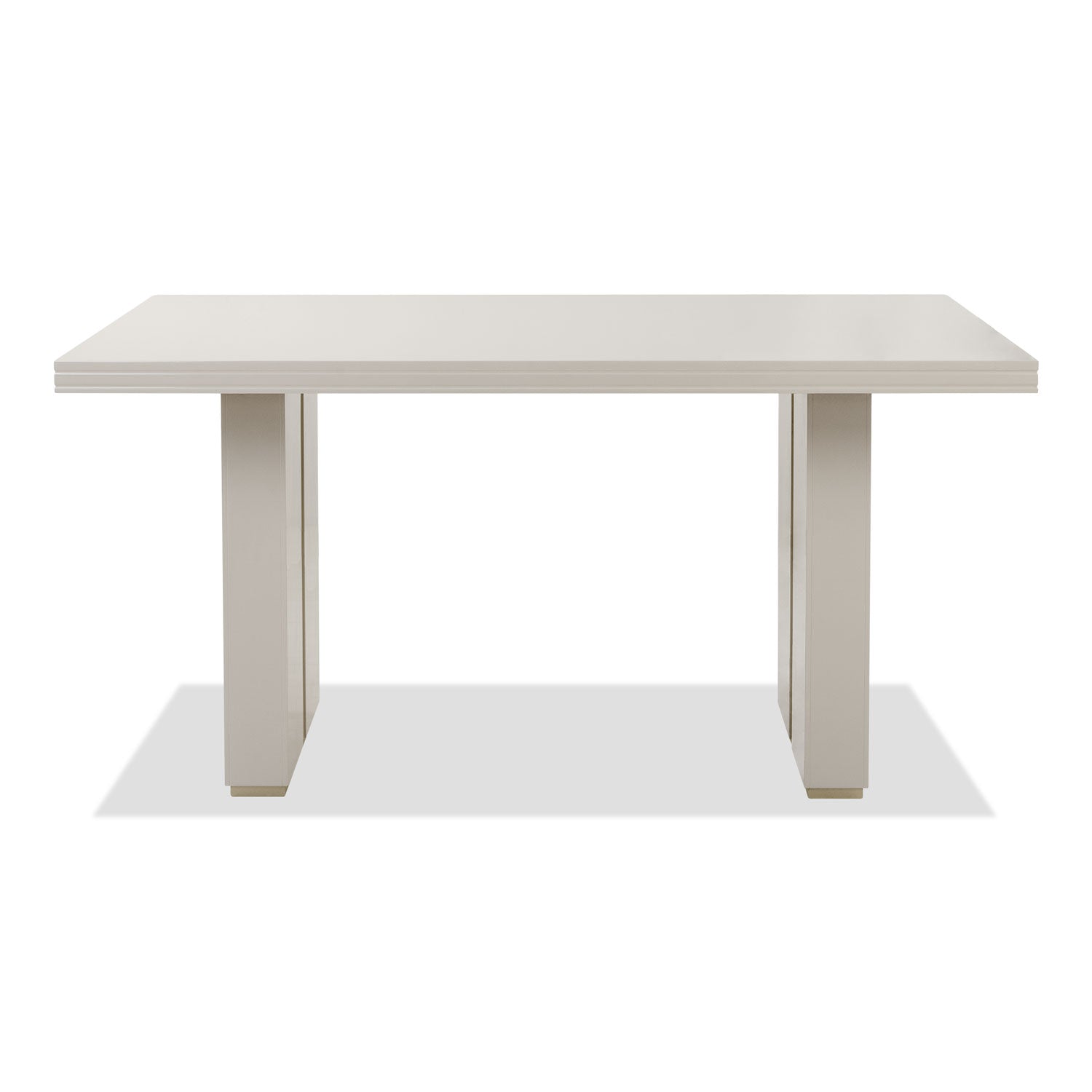 Comedor 6 Puestos Marcus Velvet Siena Avellana, Champaña