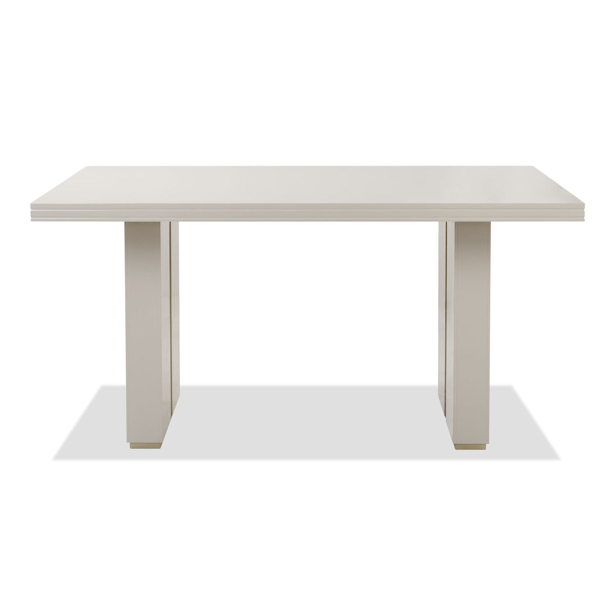 Comedor 6 Puestos Marcus Velvet Siena Avellana, Champaña