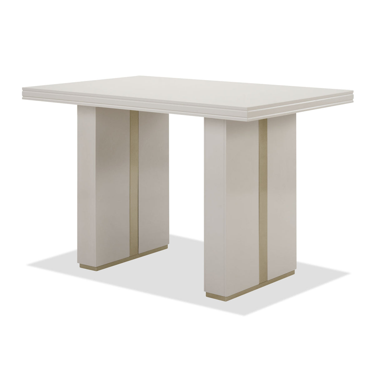 Comedor 4 Puestos Marcus Velvet Siena Avellana, Champaña