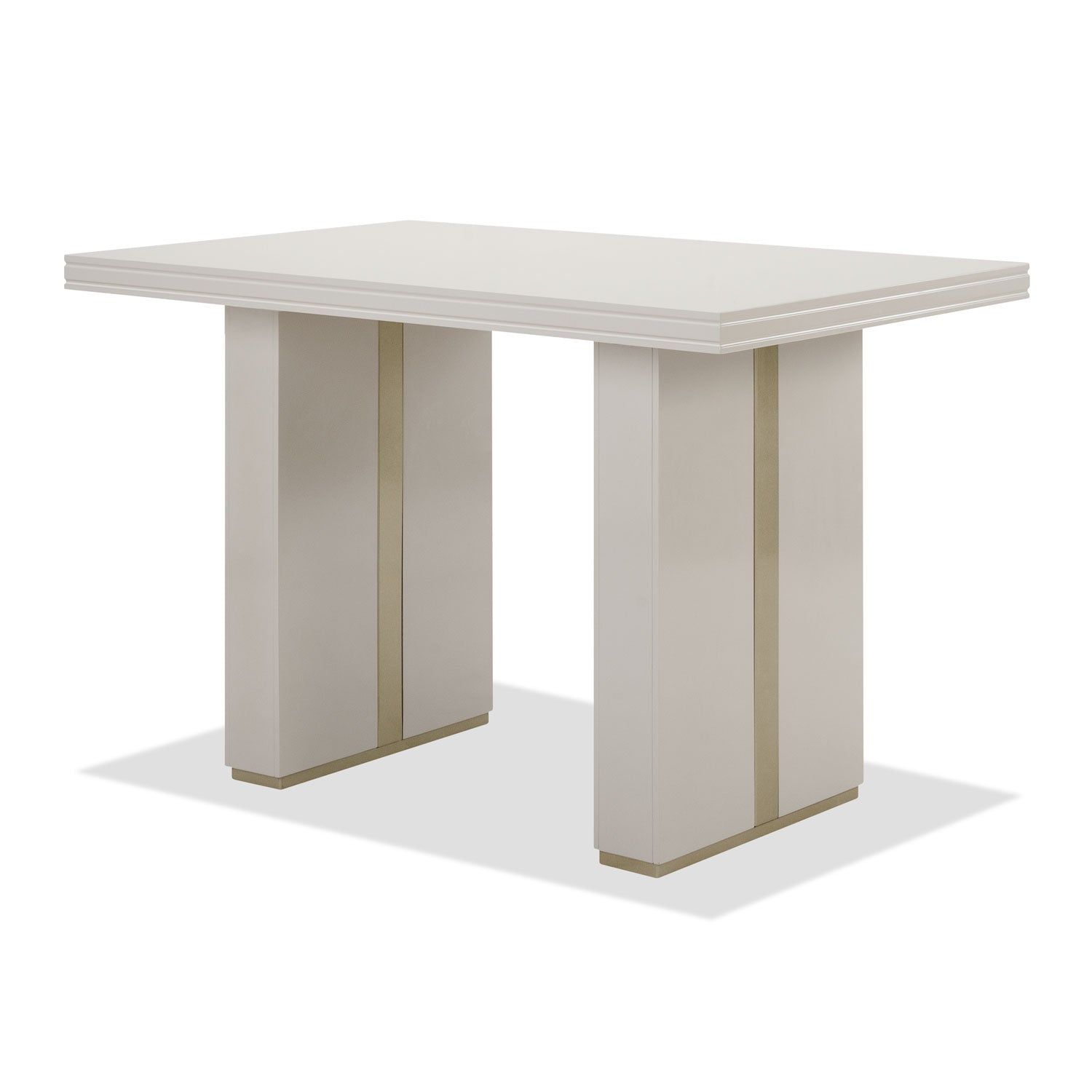 Comedor 4 Puestos Marcus Velvet Siena Avellana, Champaña