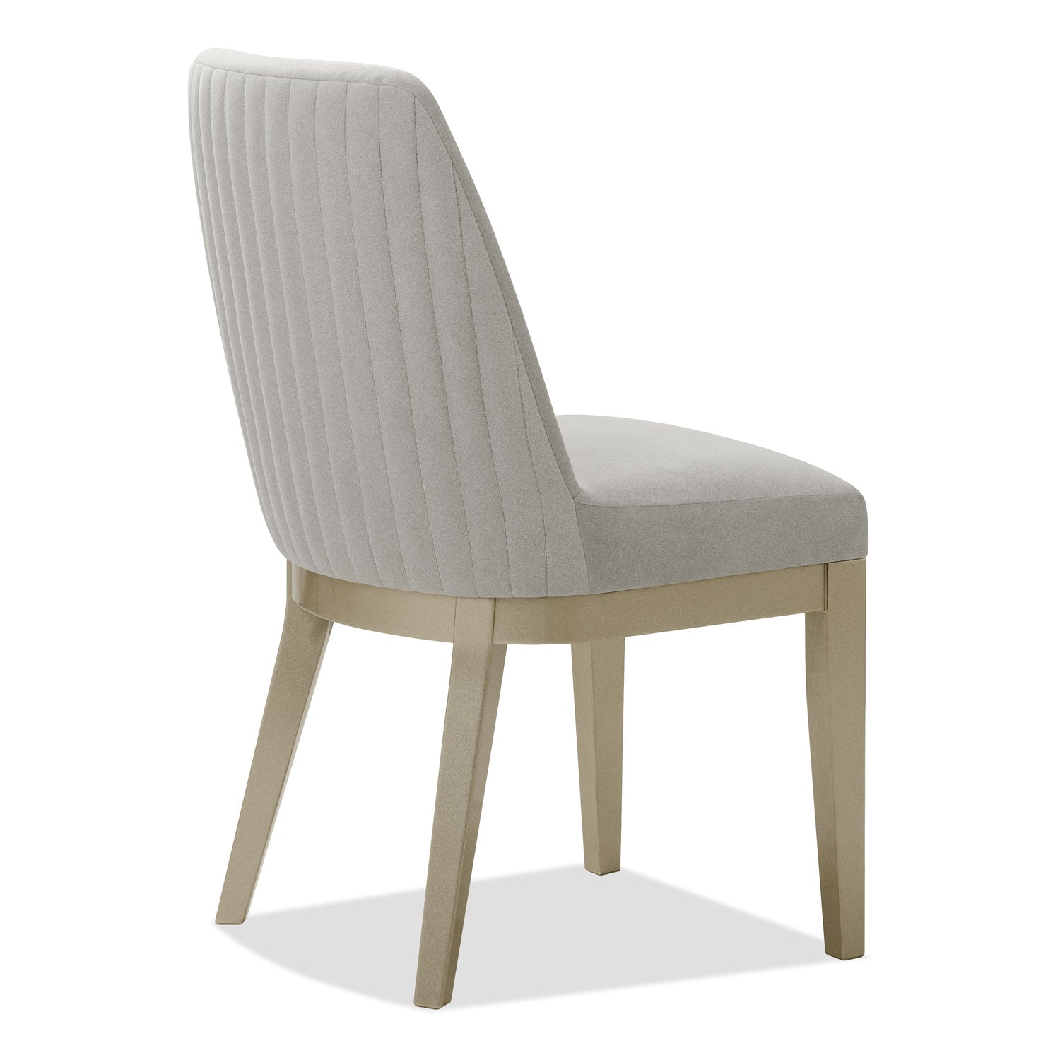 Comedor 4 Puestos Marcus Velvet Siena Avellana, Champaña