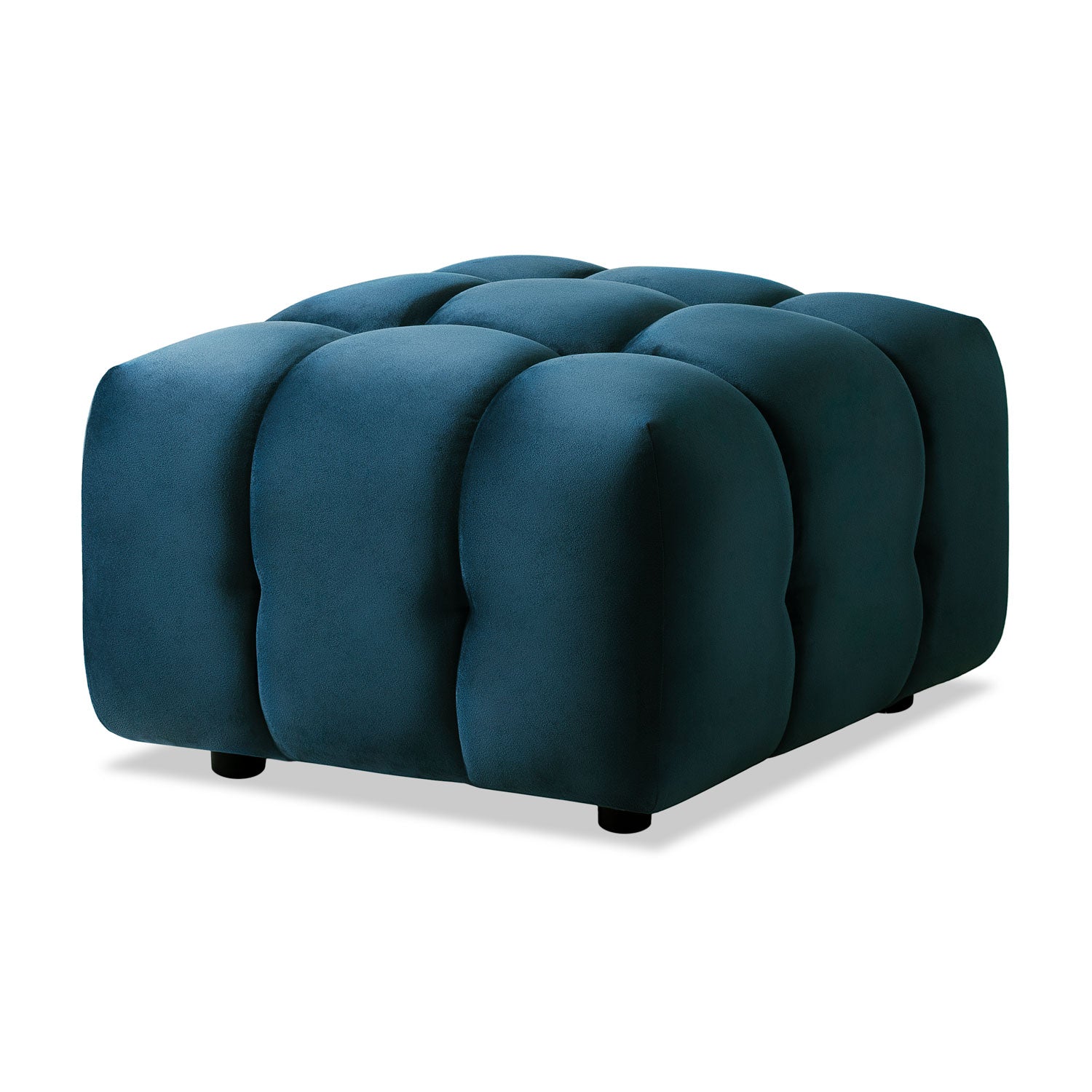 Puff Oklam Velvet Niagara Azul 70