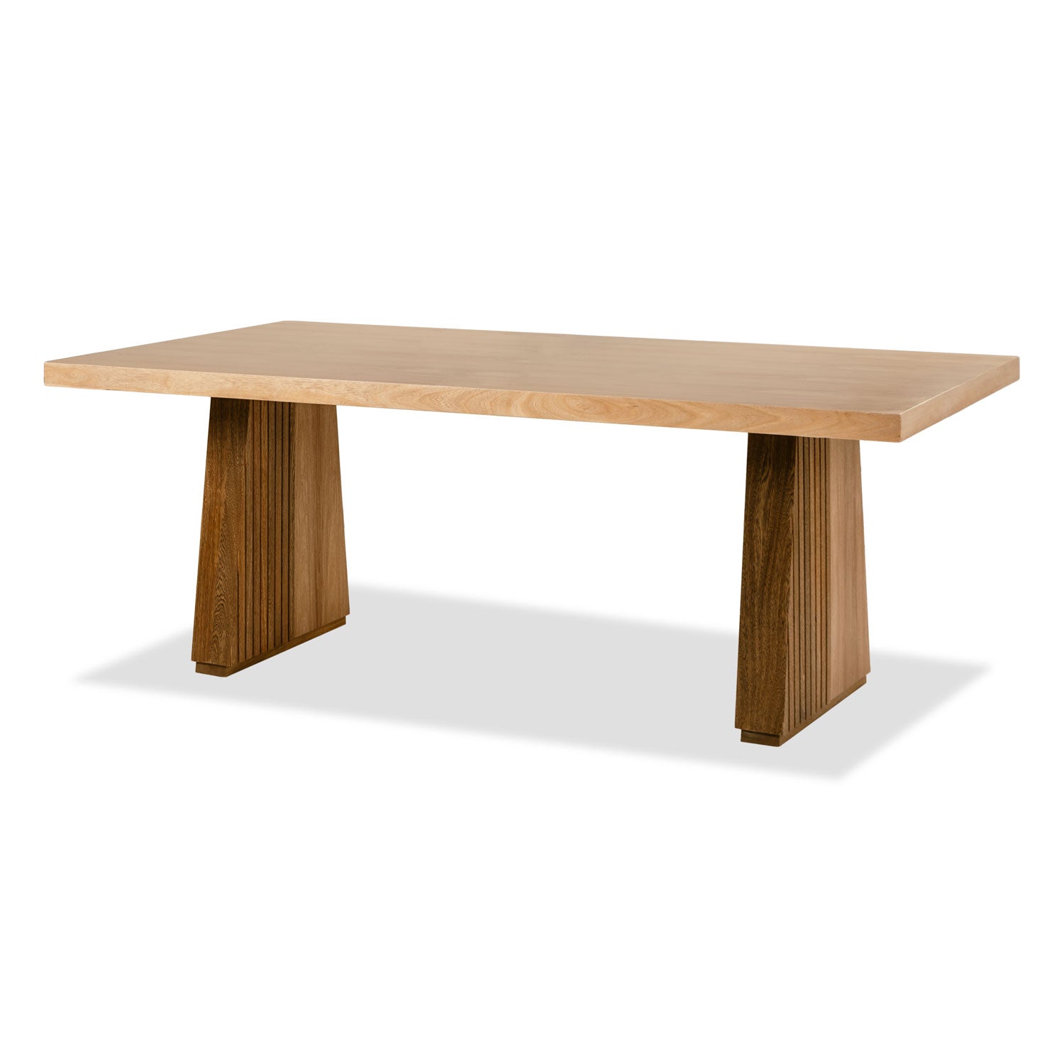 Comedor 8 Puestos Denver Microfibra Arena, Natural