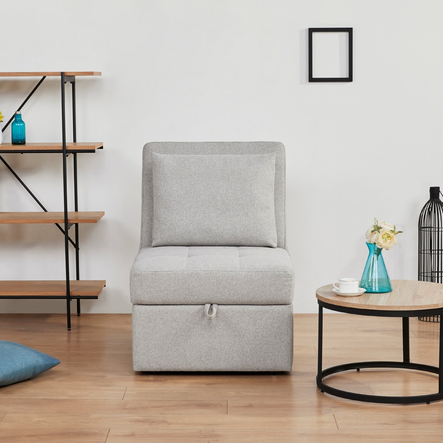 Sofá Cama Twin Portela Lino Taupe