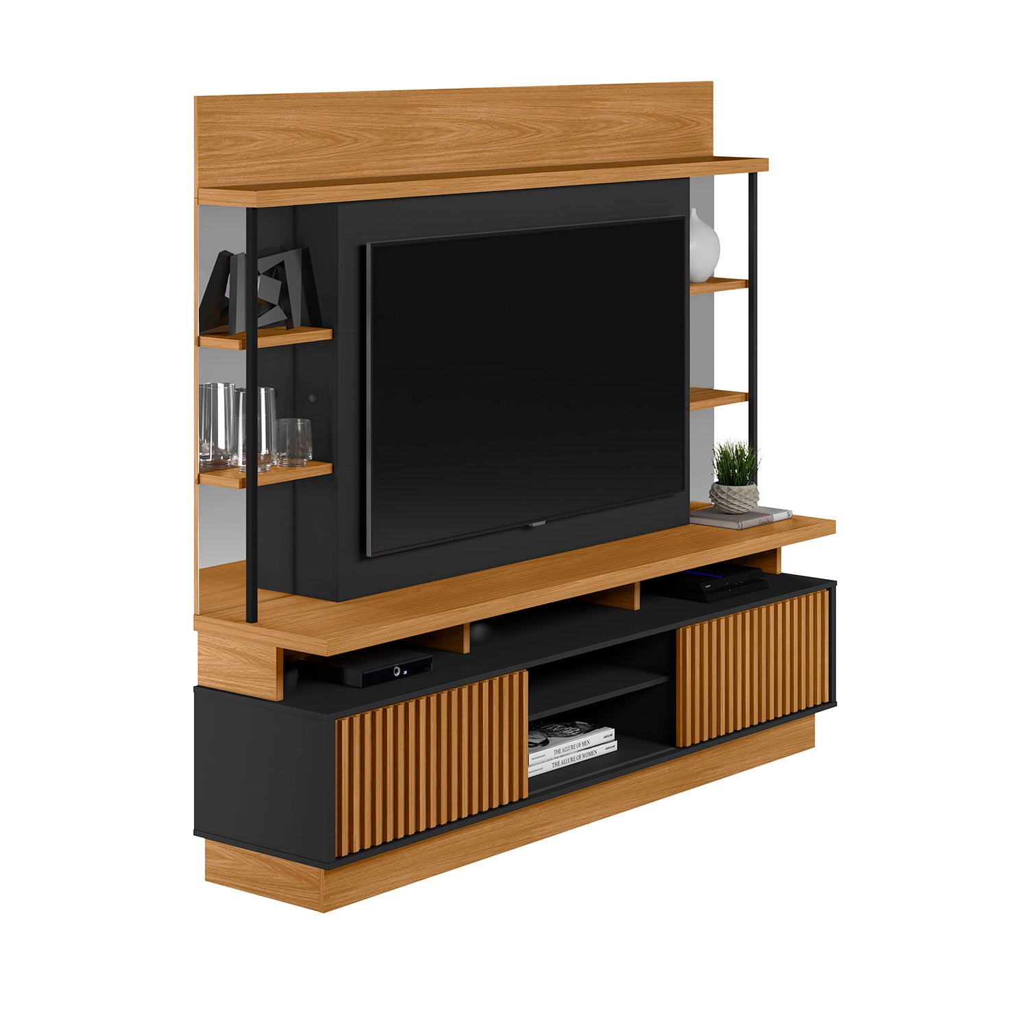 Centro de Entretenimiento  Salvador Natural, Negro 218X191X45