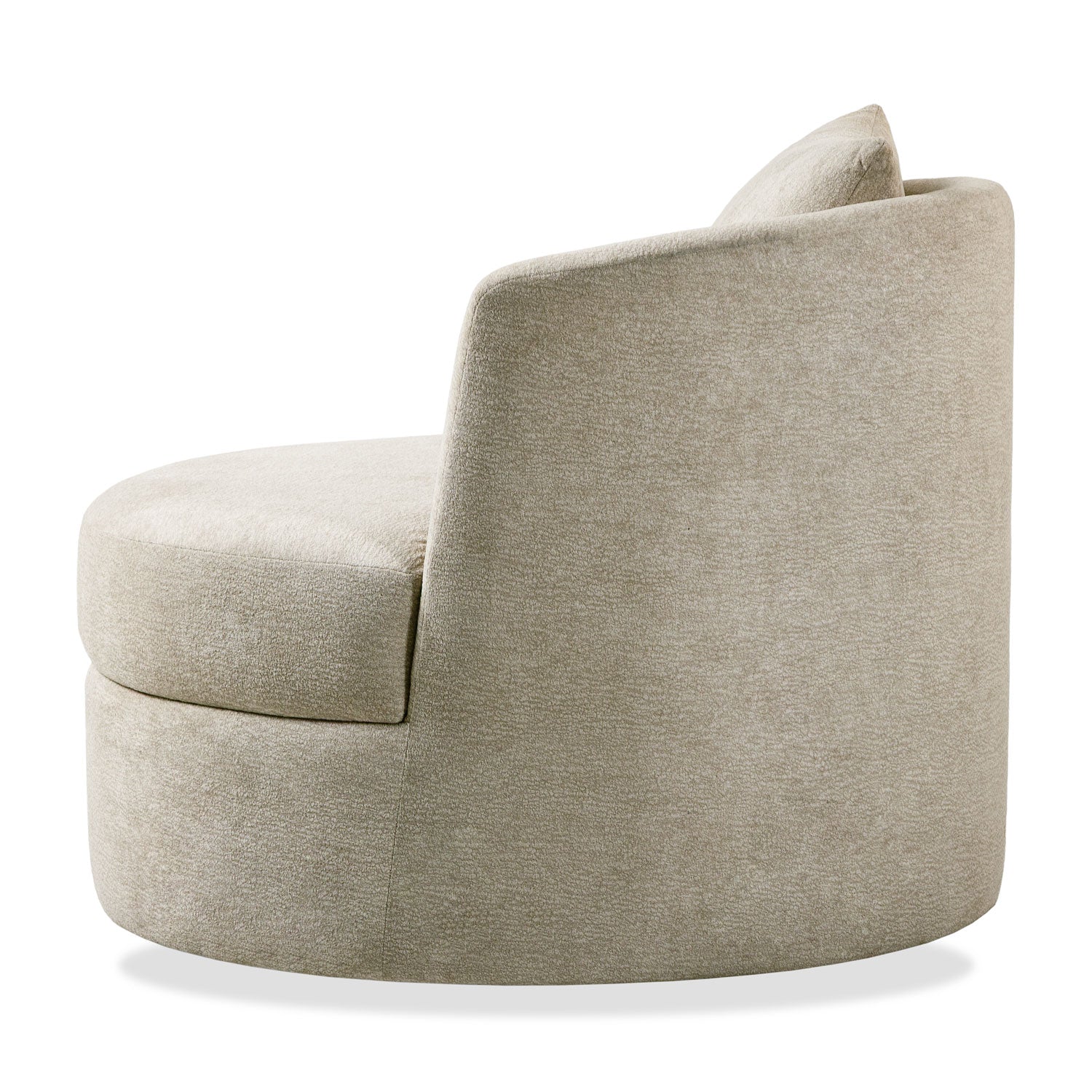 Poltrona Sienna Velvet Provenza Vainilla, Giratoria