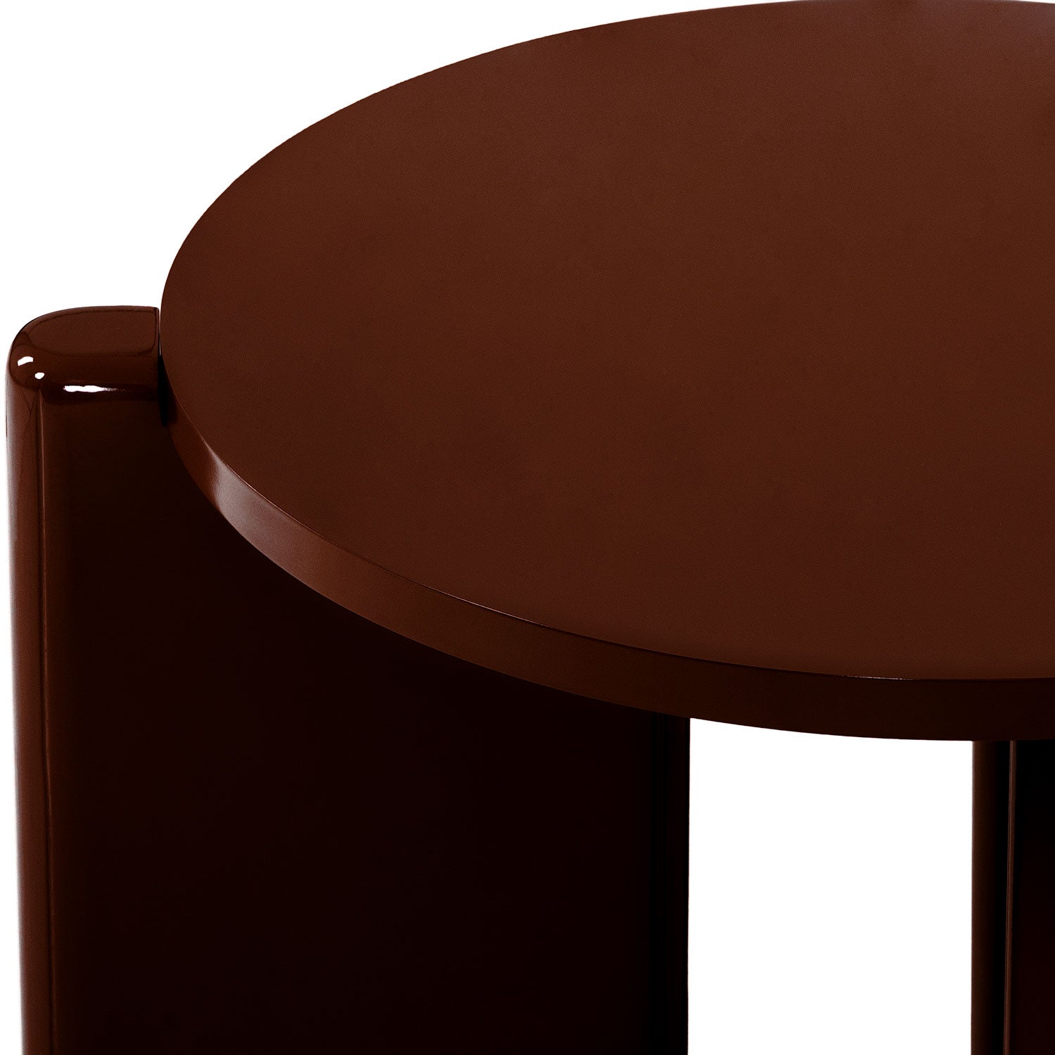Mesa De Centro Oklam Redonda 40 Merlot
