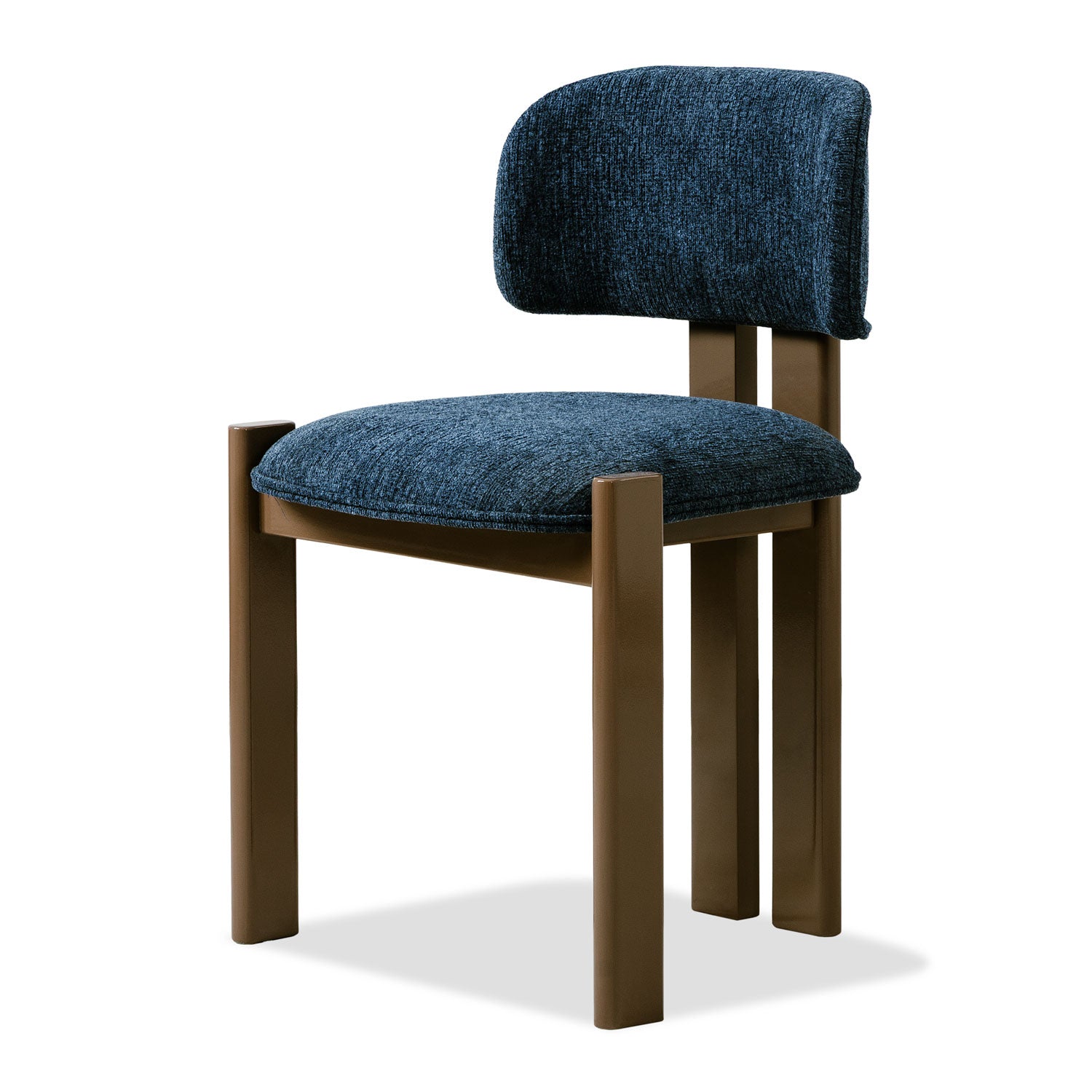 Comedor 4 Puestos Sienna Microfibra Dossier Navy, Capuchino