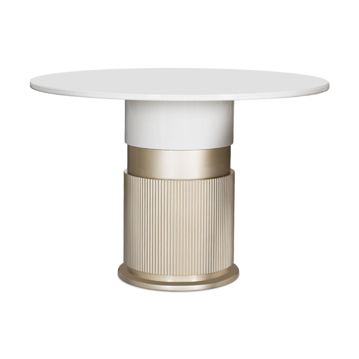 Comedor 4 Puestos Toscana Eurolino Blanco, Champaña
