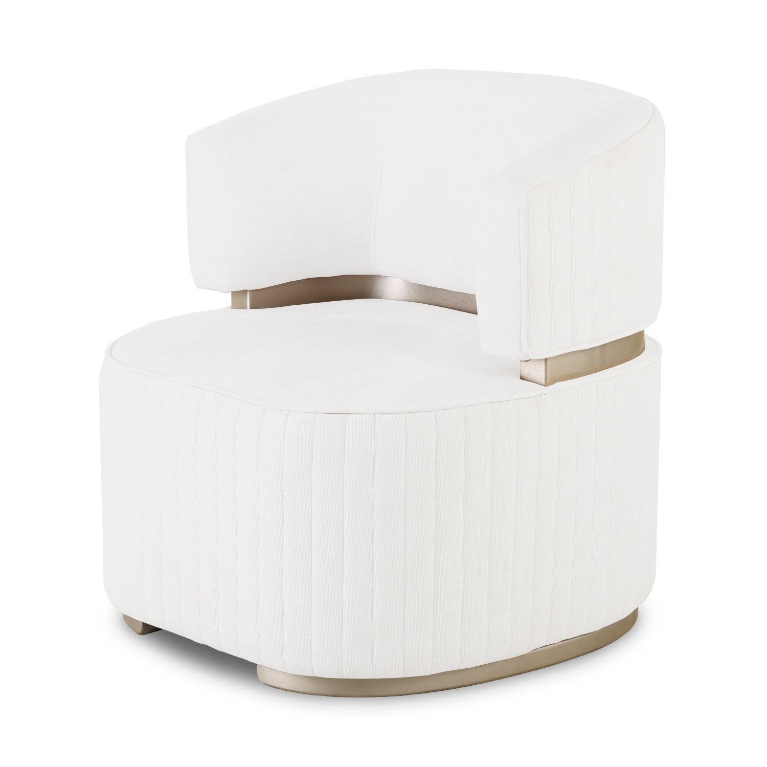 Poltrona Atlanta Eurolino Blanco Puro, Champaña