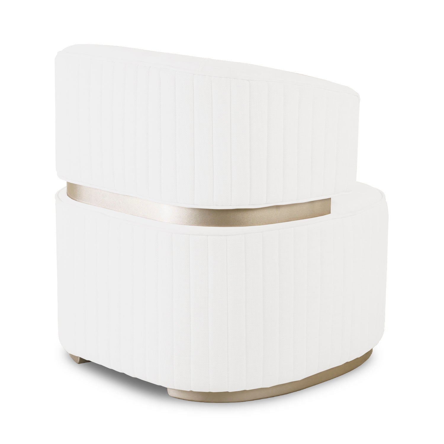 Poltrona Atlanta Eurolino Blanco Puro, Champaña