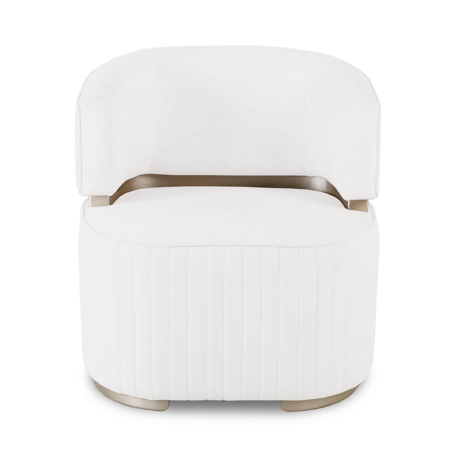 Poltrona Atlanta Eurolino Blanco Puro, Champaña