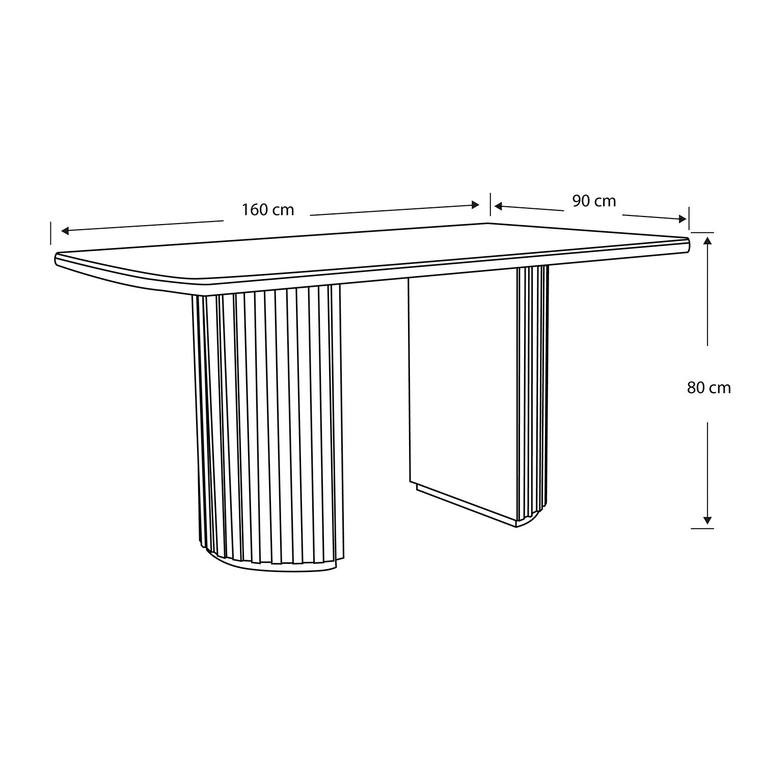 Mesa Comedor 6 Puestos Firence Champaña, Off White