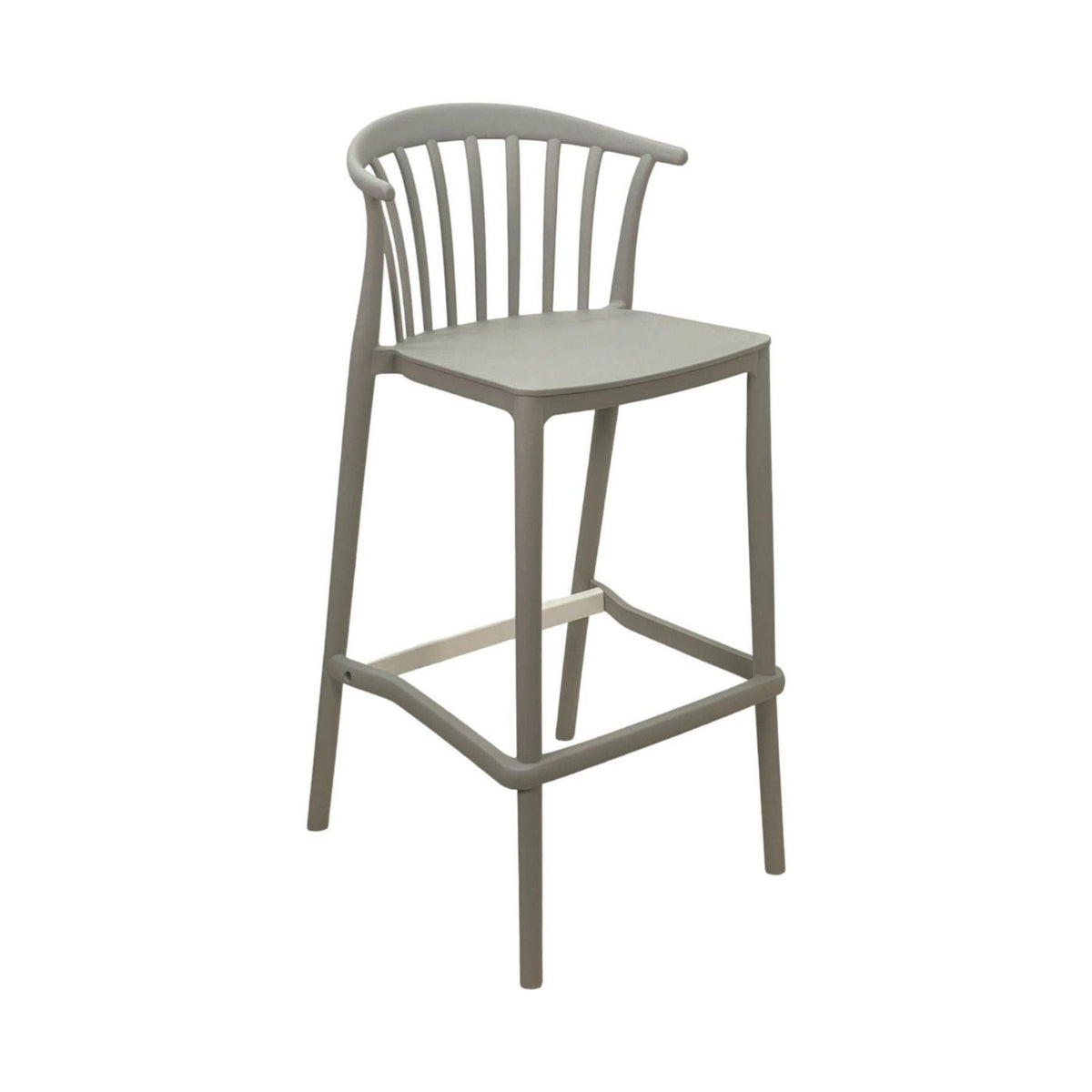 Silla Bar Exterior 48X53X102 Anni Gris