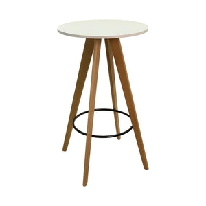 Mesa Bar Bari 60X60X120 Blanca