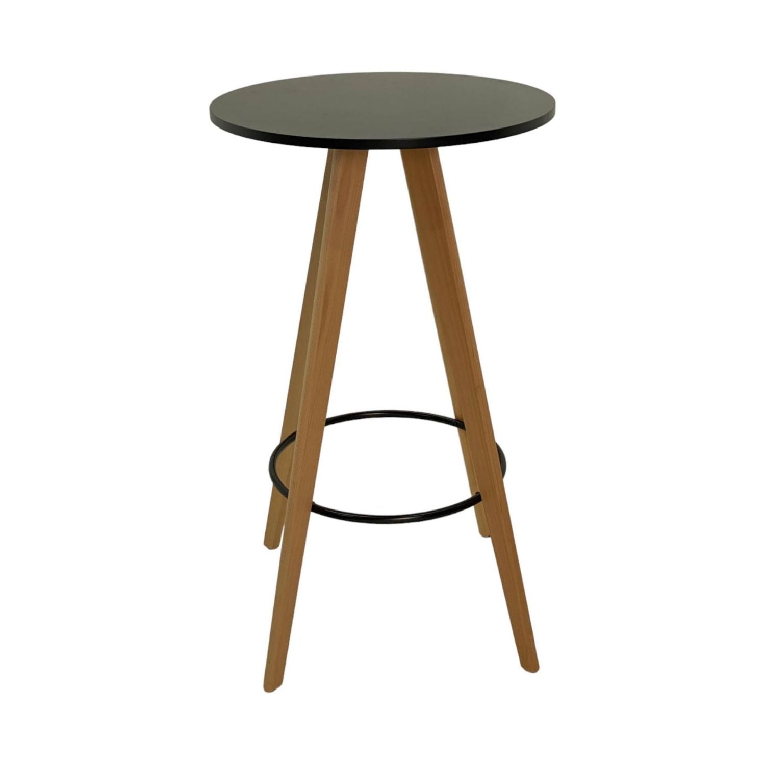 Mesa Bar Bari 60X60X120 Negro