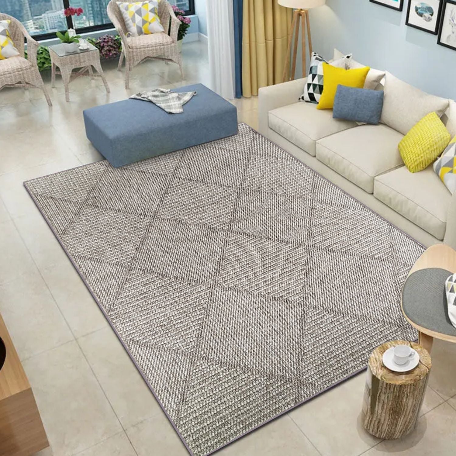 Alfombra 120X170  Natural Gris 300