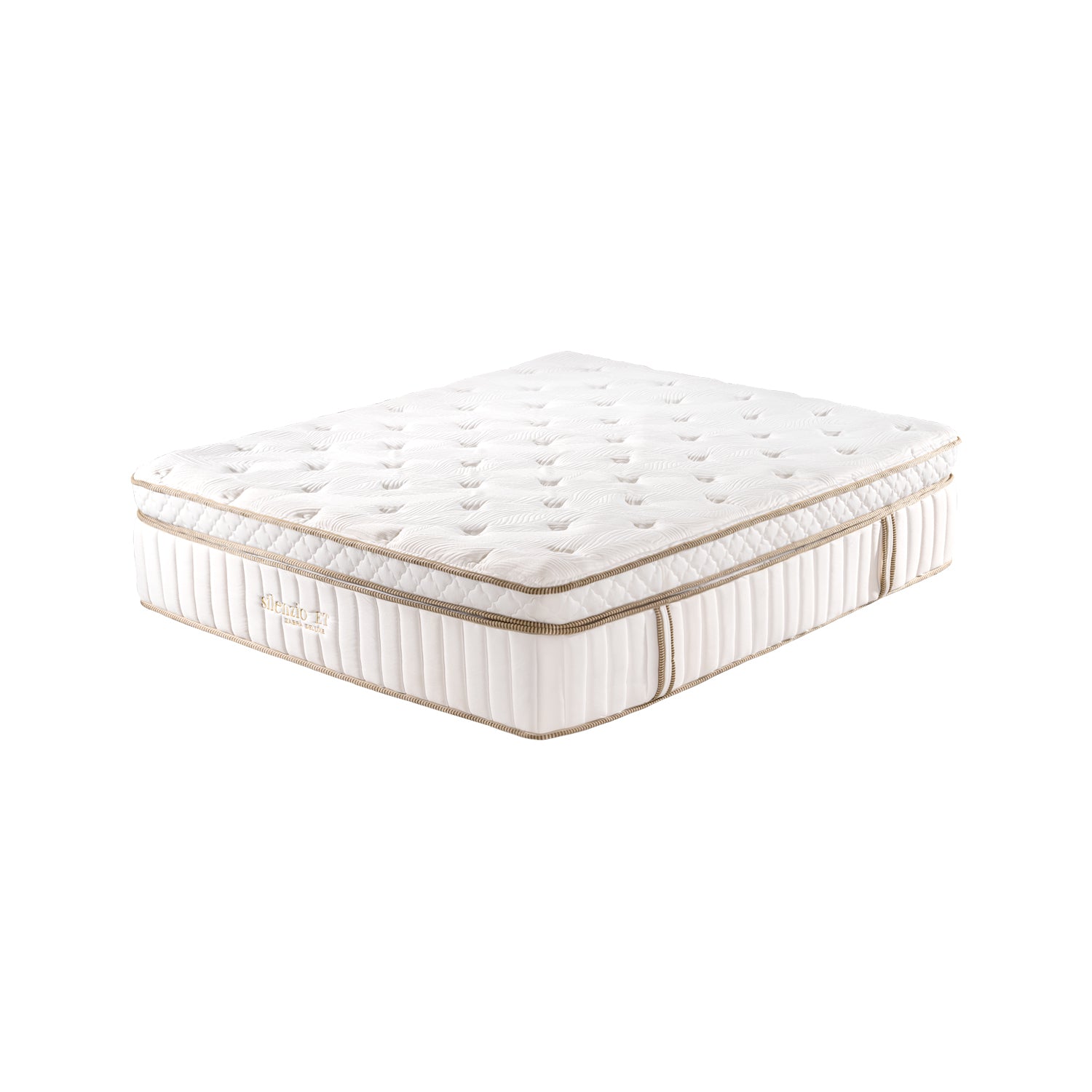 Colchón Queen Silenzio Deluxe Euro Top (Garantia 25 Años)