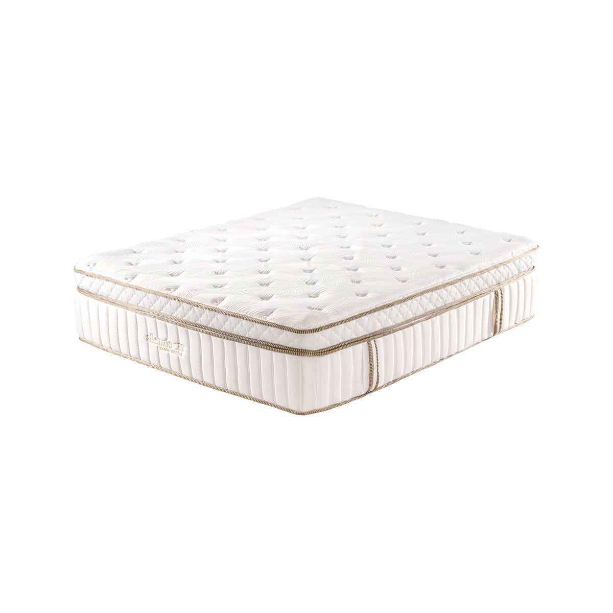 Colchón Queen Silenzio Deluxe Euro Top (Garantia 25 Años)