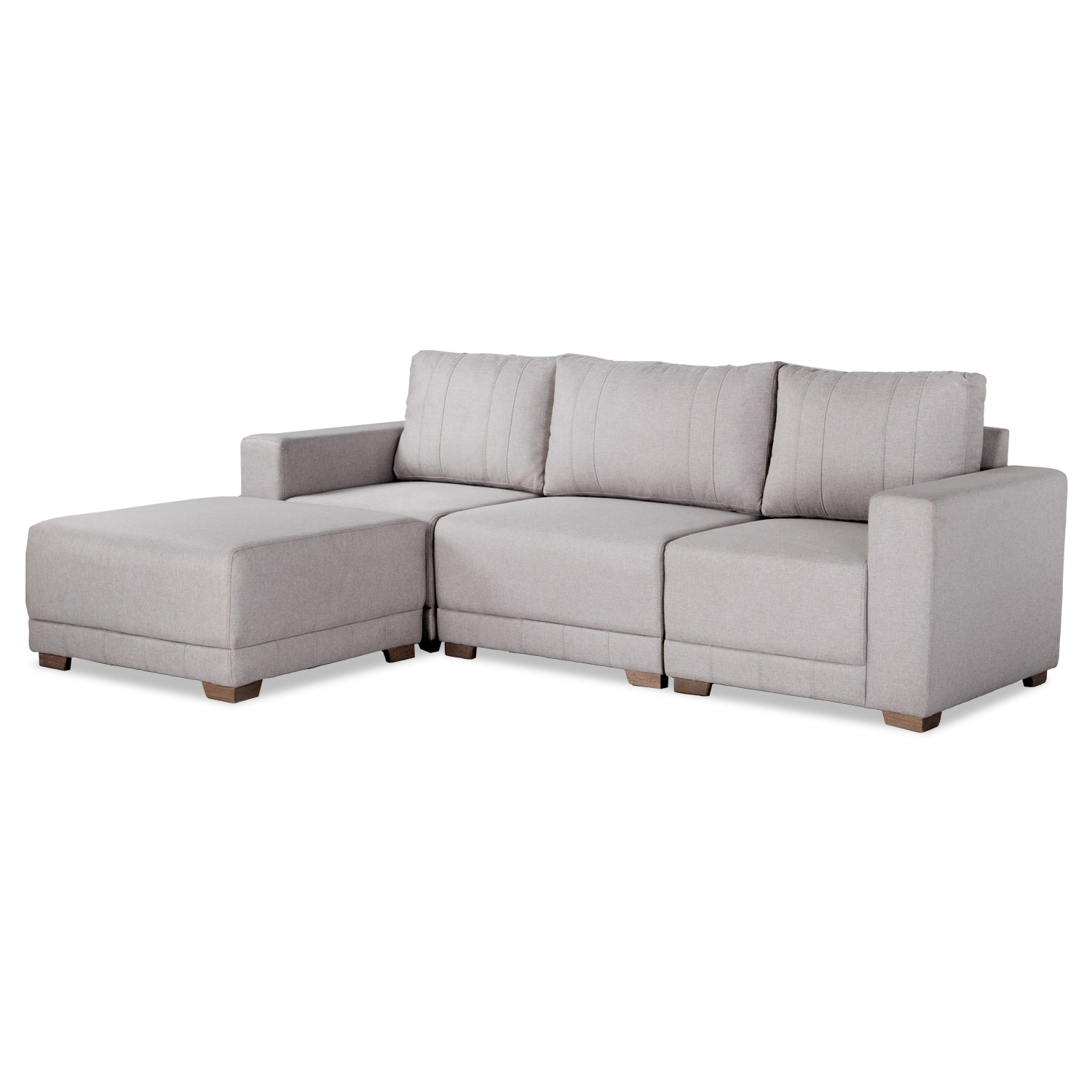 Sala Funcional Andora Lino Icono Taupe, Natural 240Mts