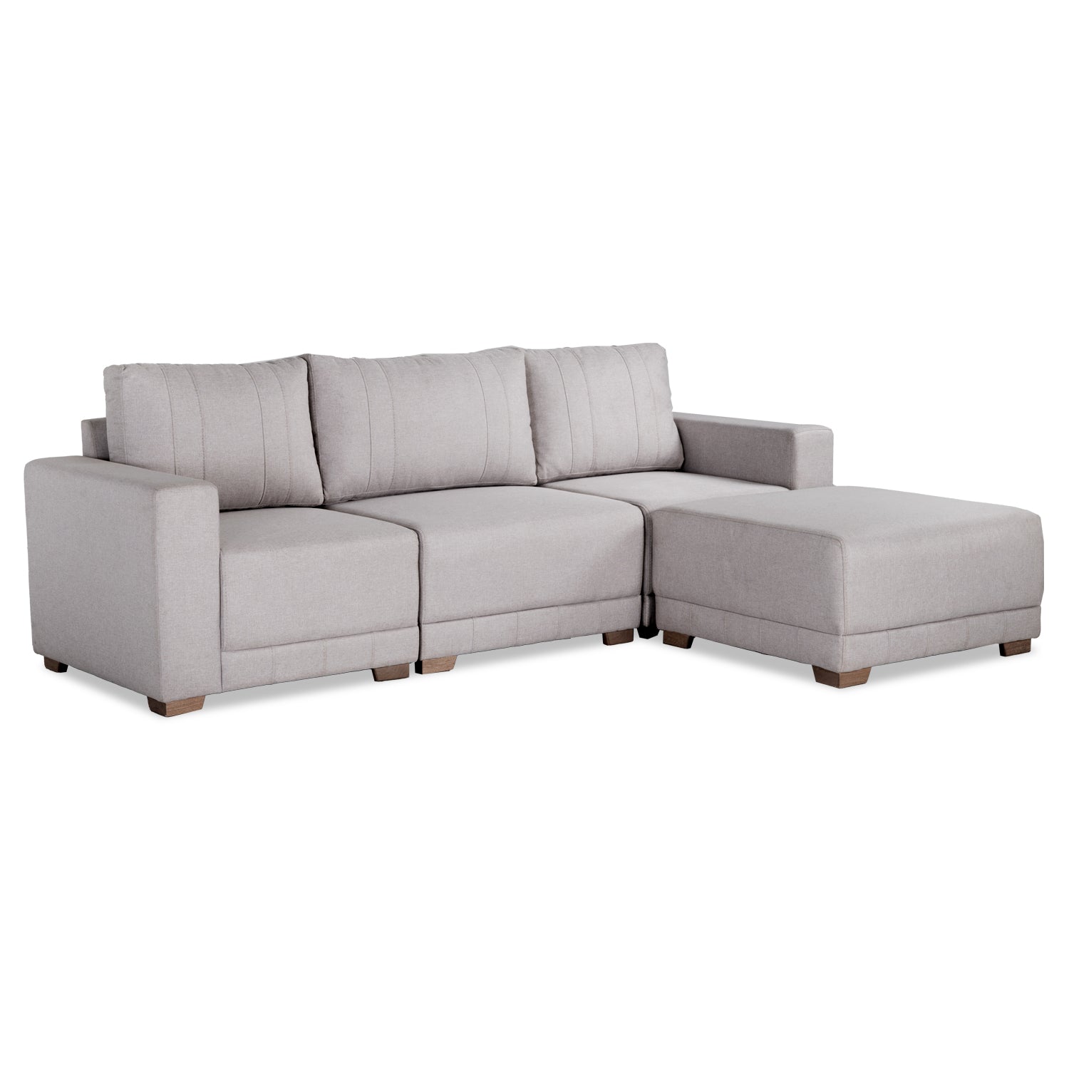 Sala Funcional Andora Lino Icono Taupe, Natural 240Mts