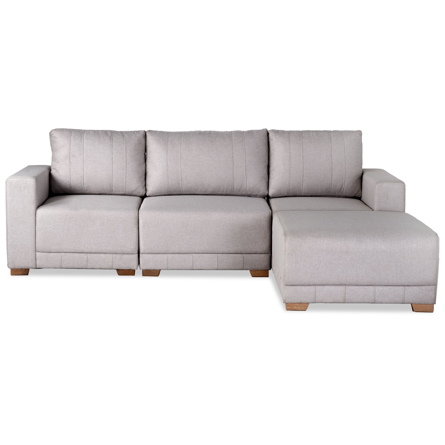 Sala Funcional Andora Lino Icono Taupe, Natural 240Mts