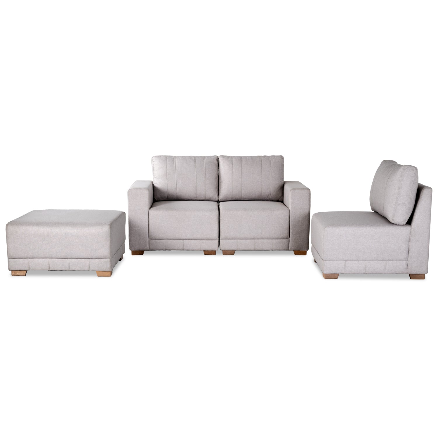 Sala Funcional Andora Lino Icono Taupe, Natural 240Mts