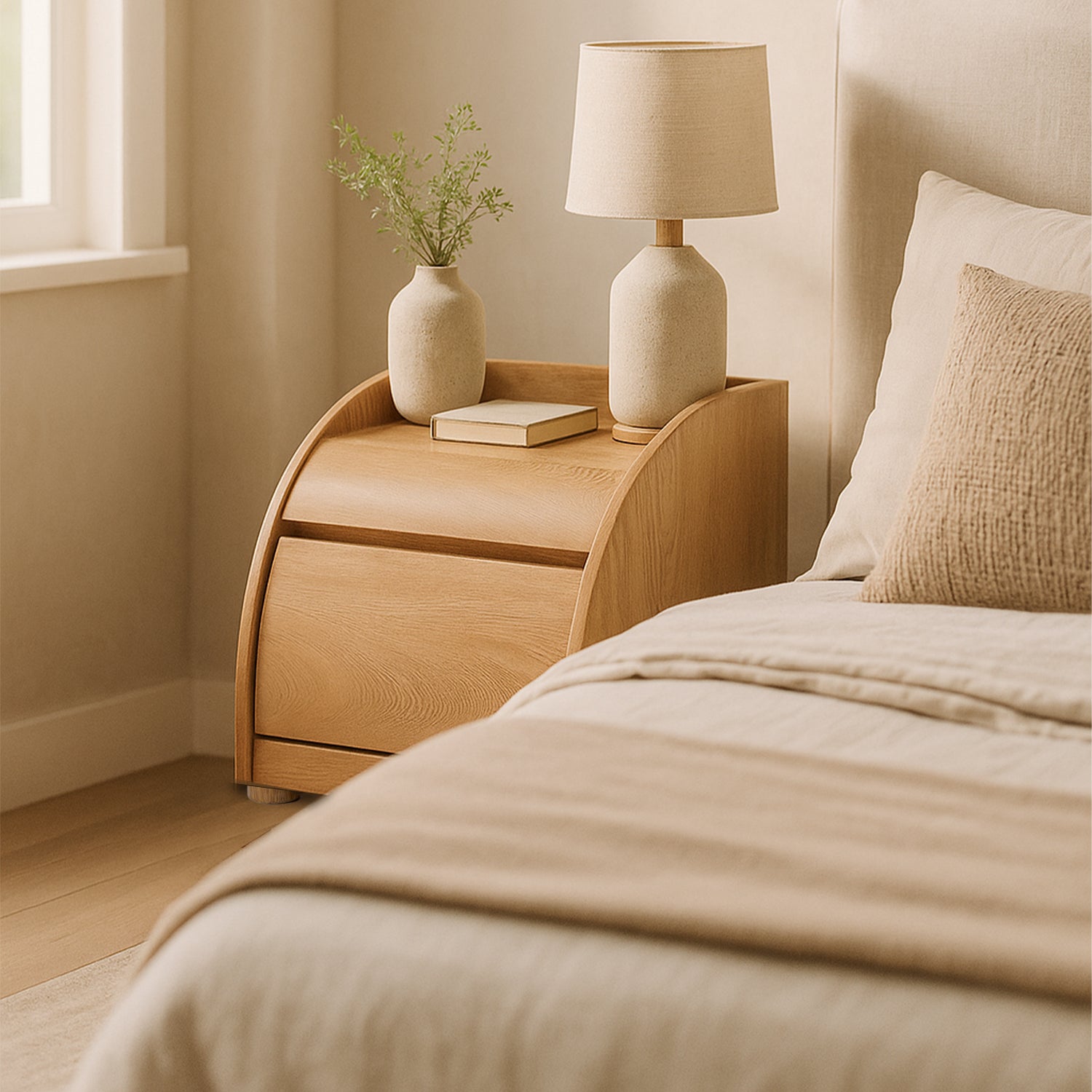 Mesa de Noche Estambul Natural