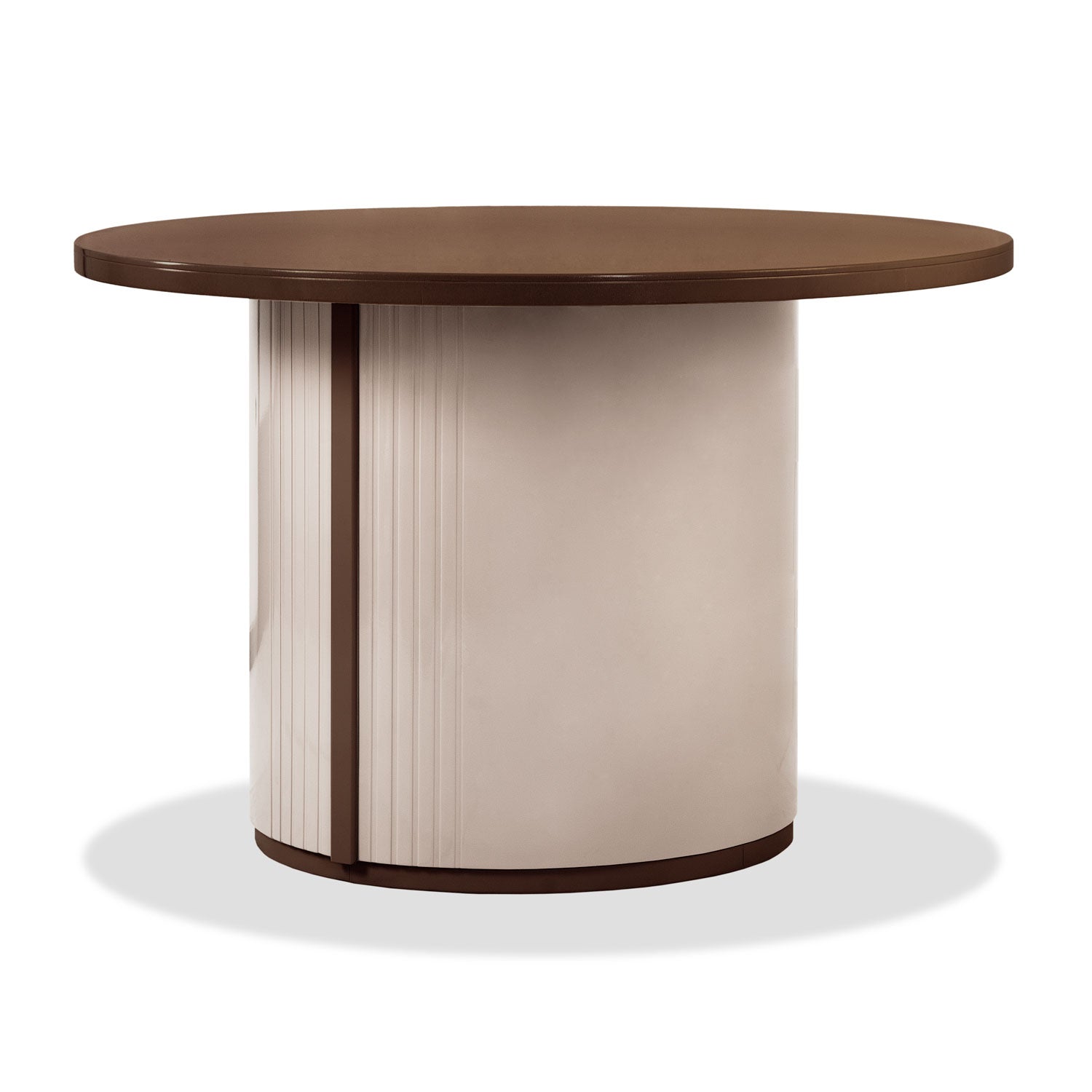 Comedor 4 Puestos Oklam Microfibra Touch Almendra, Latte