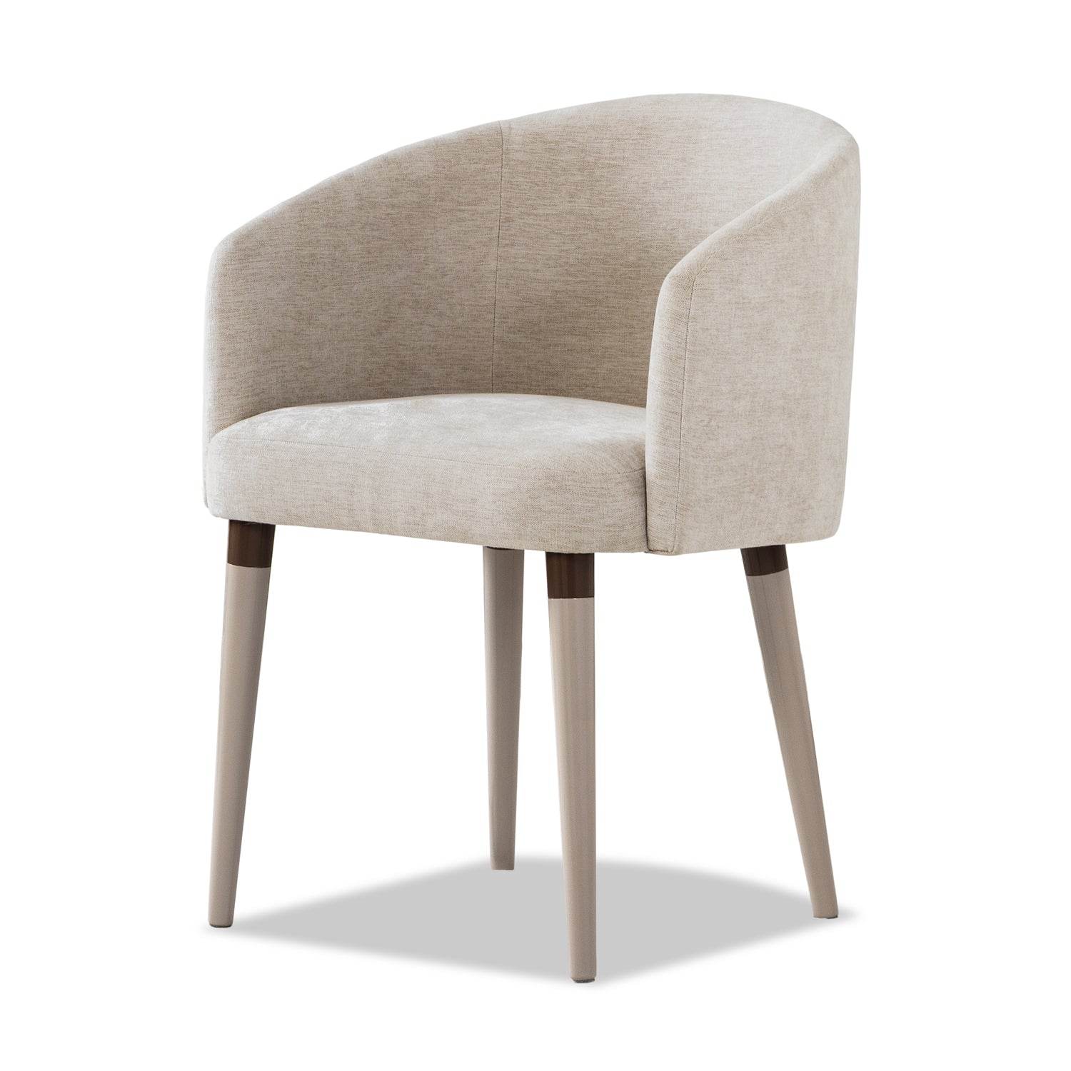 Comedor 6 Puestos Oklam Microfibra Touch Almendra, Latte