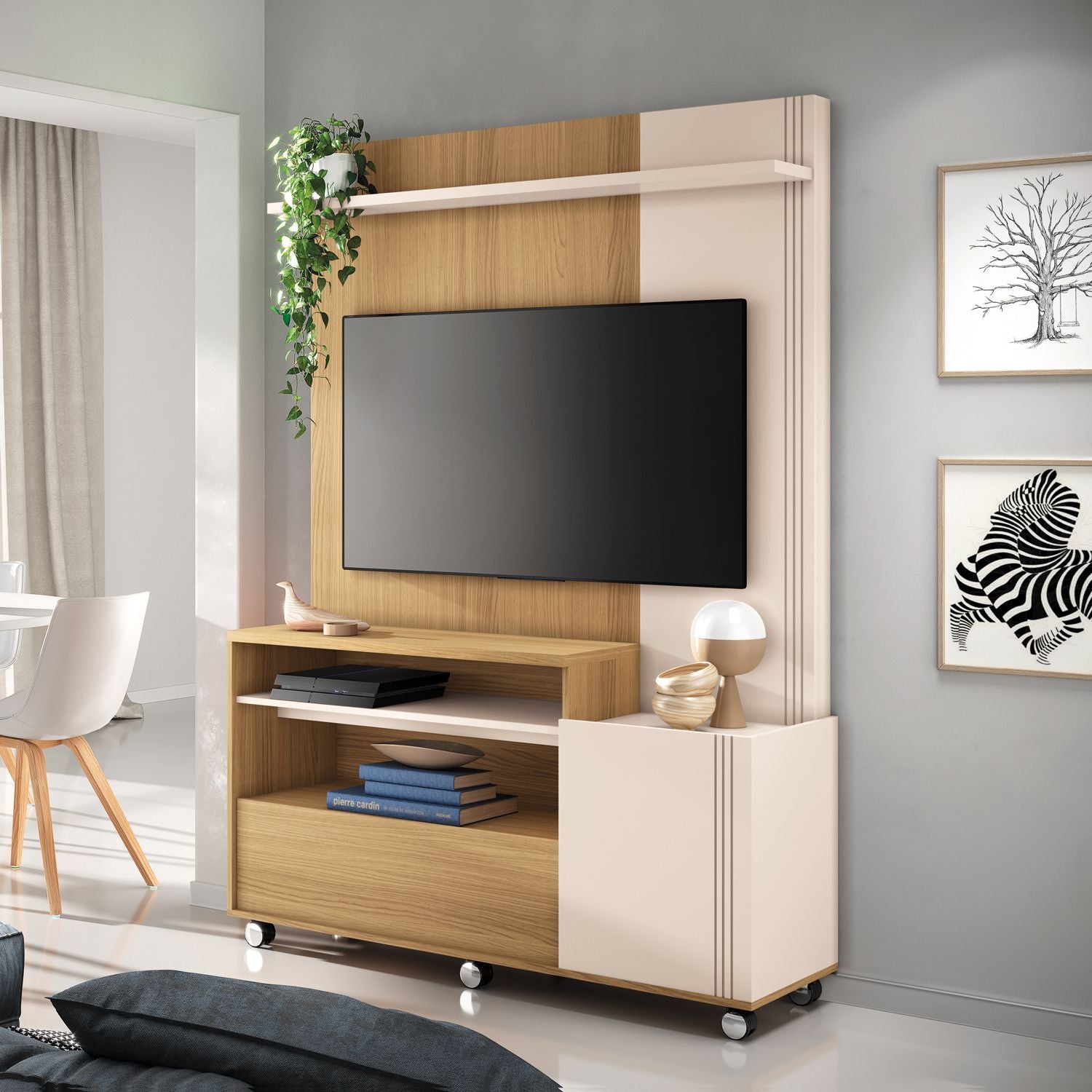 Centro de Entretenimiento Ren Natural, Off White 136X190