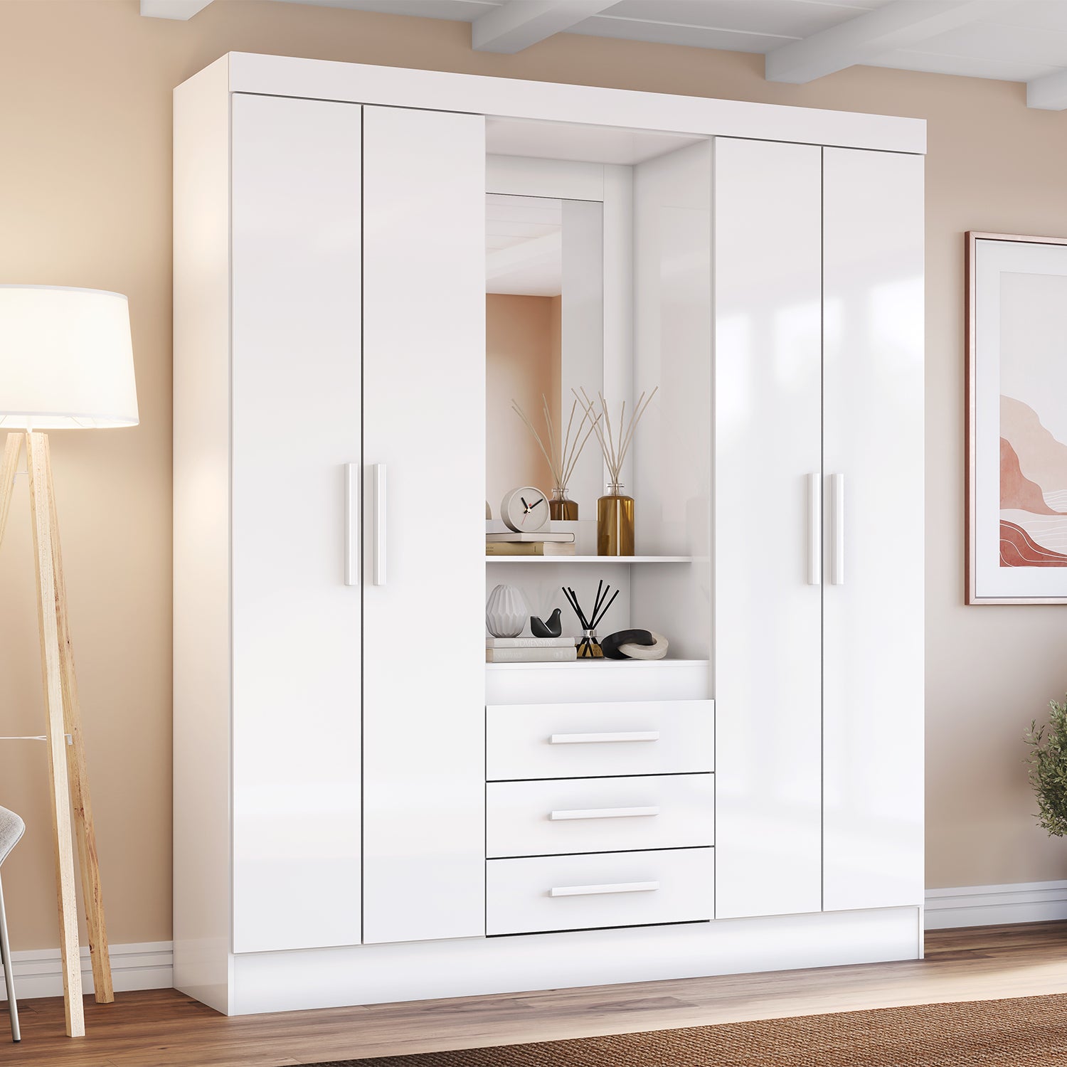 Closet Ellis Blanco 163X195X47