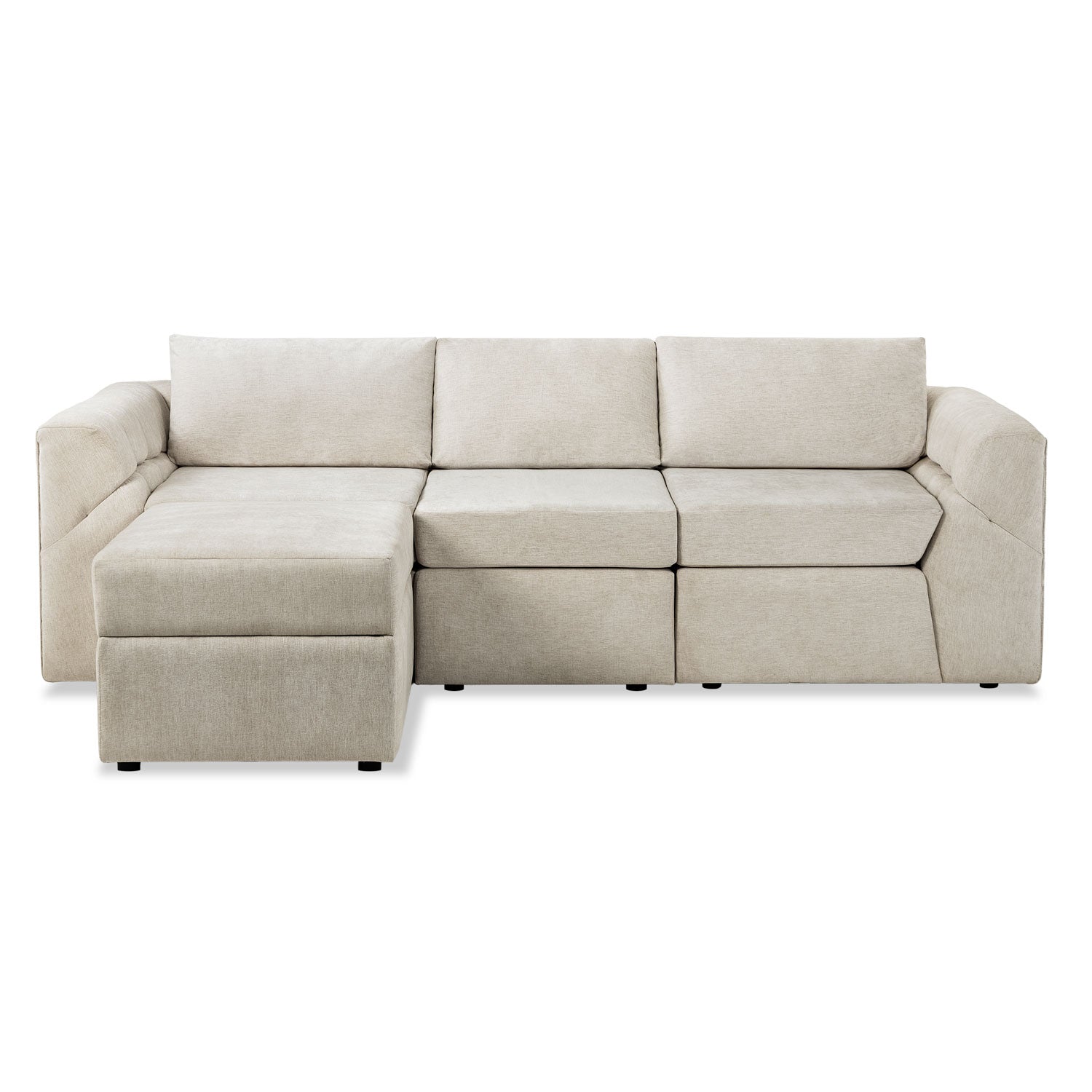 Sala Funcional Oklam Lino Touch Almendra