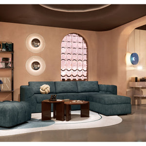 Sala Funcional Oklam Chenille Koi Indigo