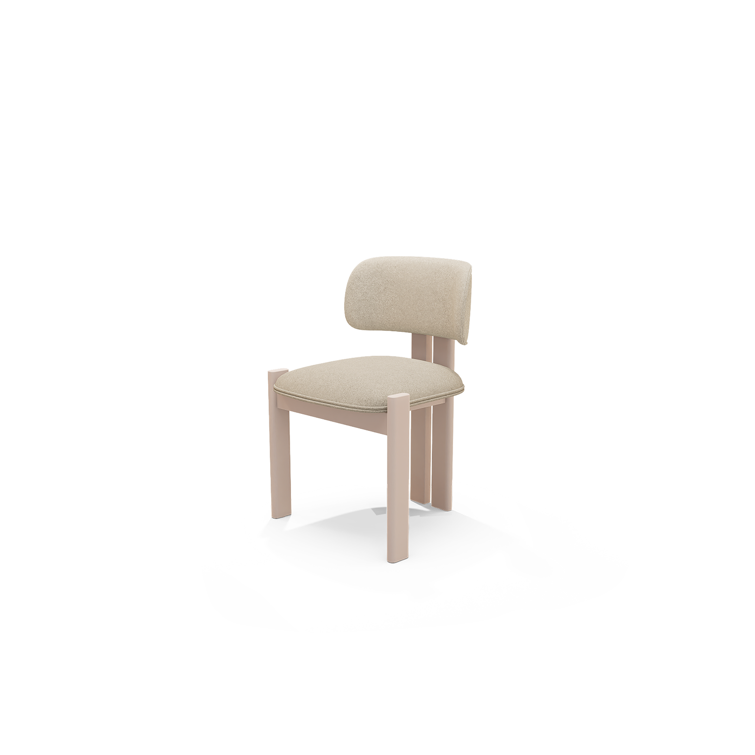 Silla De Comedor Sienna Velvet Serena Cocoa,Latte
