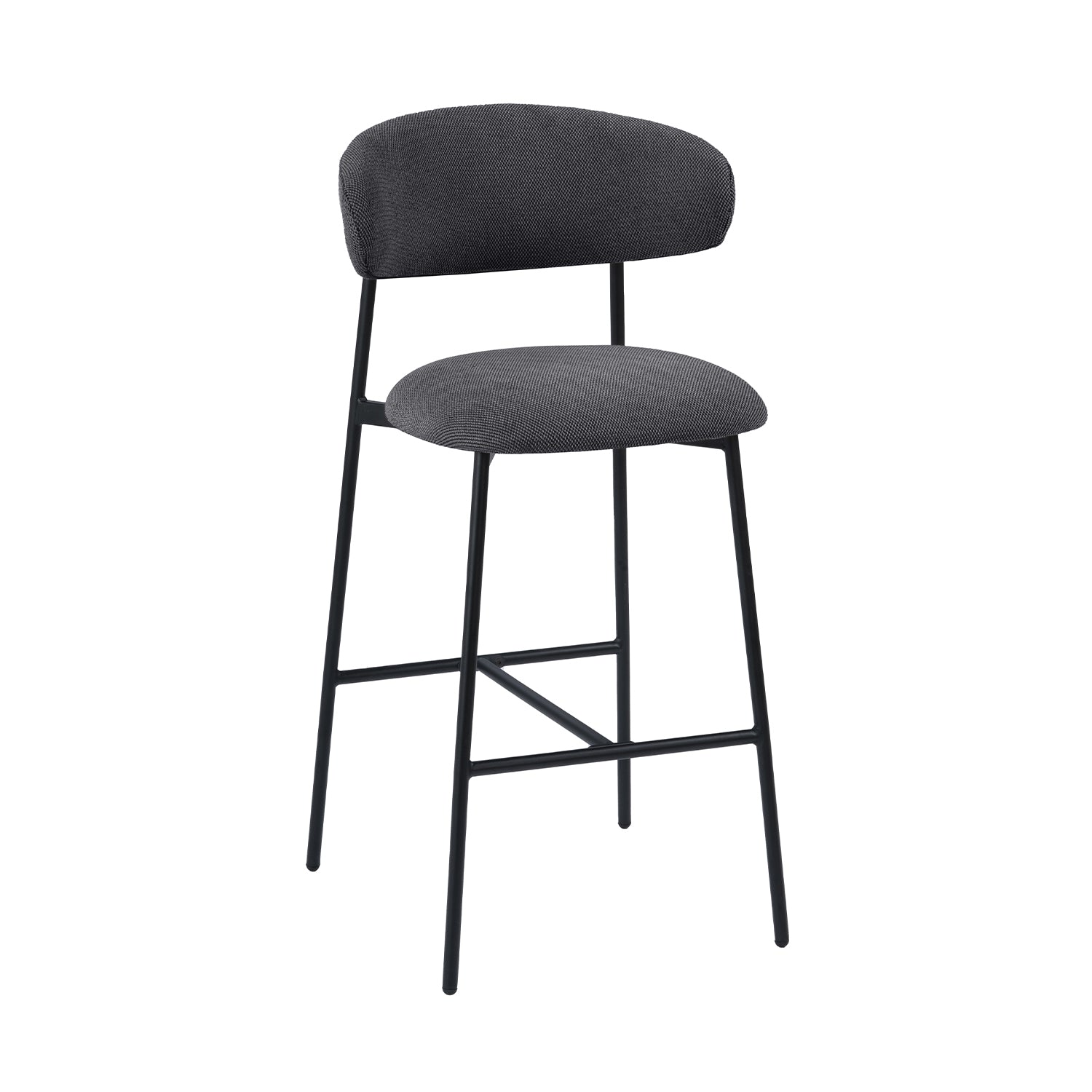 Silla Para Barra  Alex Negro 53X53X95 (75Cm)