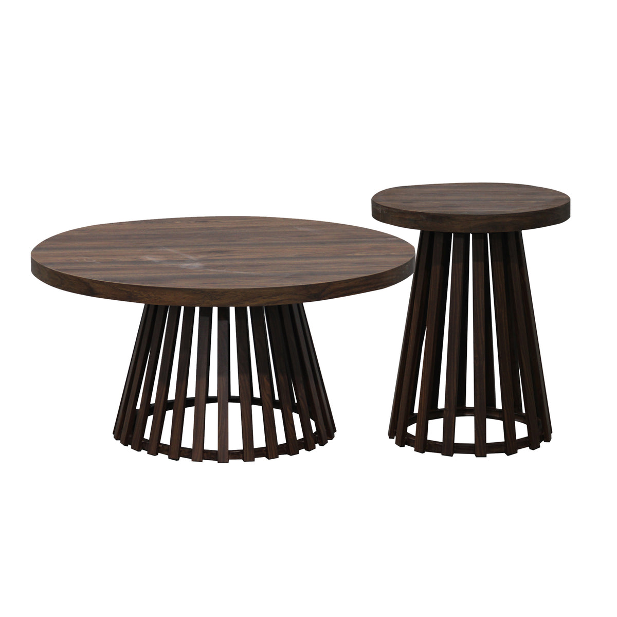 Mesa Auxiliar Palermo Natural Oscuro