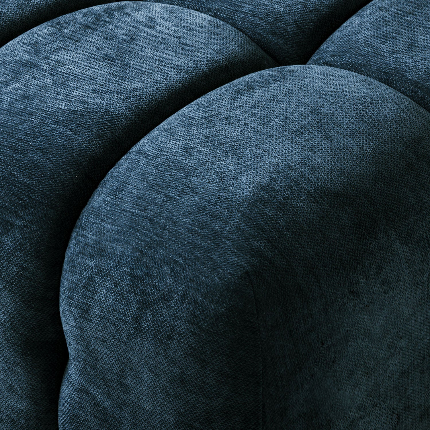 Puff Oklam Chenille Koi Indigo